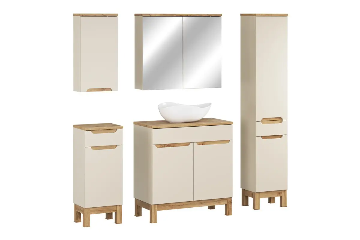 Comad Set koupelnového nábytku Bali Cashmere 80 kašmír mat (7 kusů nábytku)