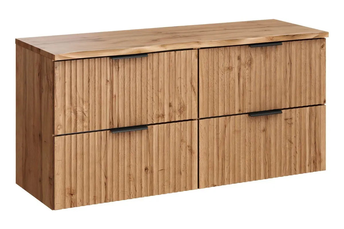 Comad Závěsná skříňka Casad Nature s deskou 120 cm dub wotan