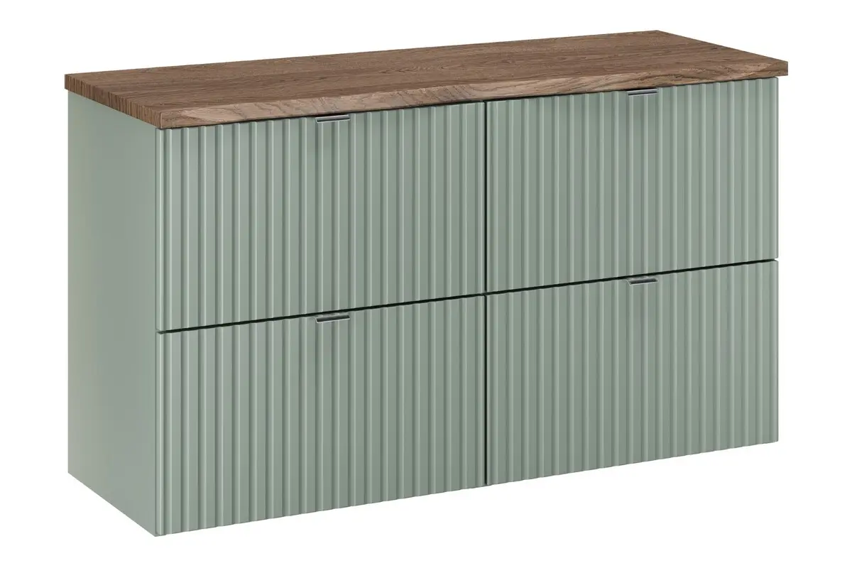 Comad Koupelnová skříňka pod deskové umyvadlo SET-LRG B NAT Casella 100 zelená/dub casella