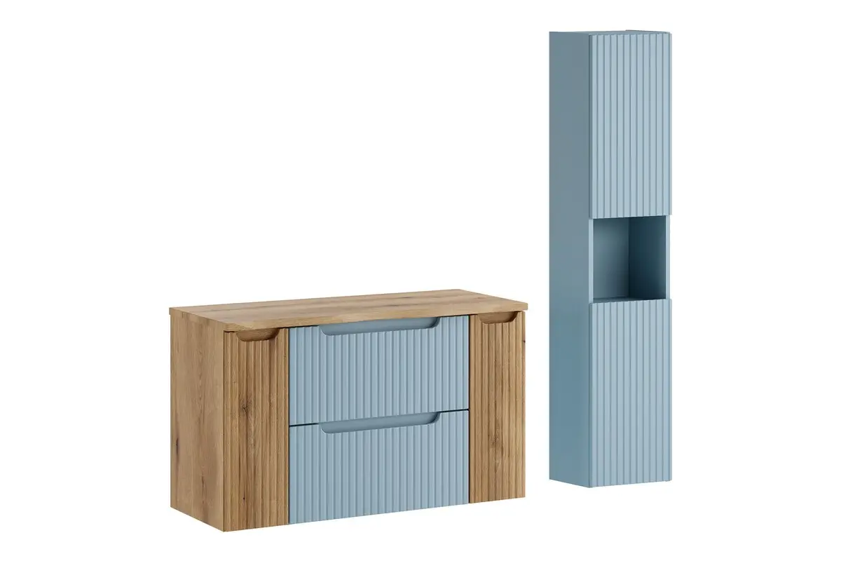 Comad Set koupelnového nábytku Nova Denim 100 denim/dub coast evoke