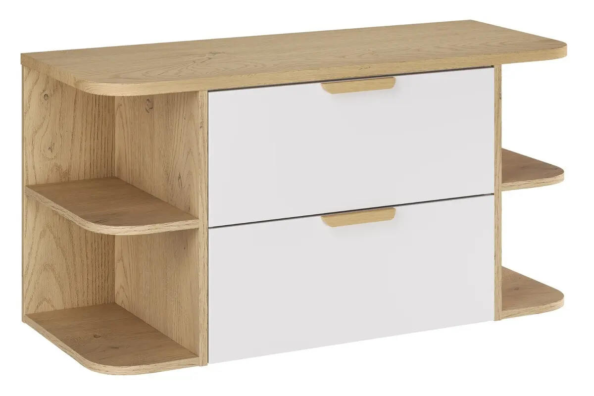 ArtCom Koupelnová skříňka s deskou ASTER WHITE LRSM D100cm | 100 cm