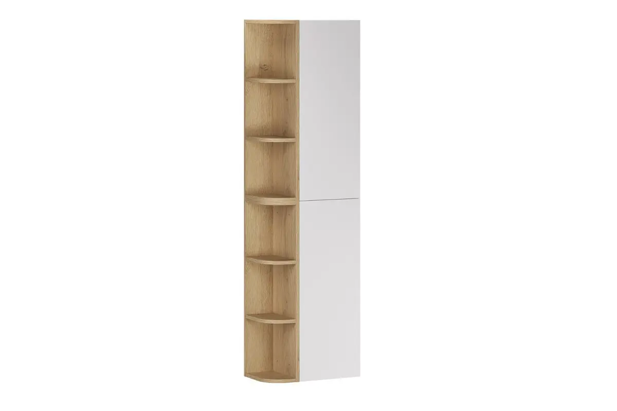ArtCom Vysoká skříňka ASTER WHITE ASG 2SP/2URSM