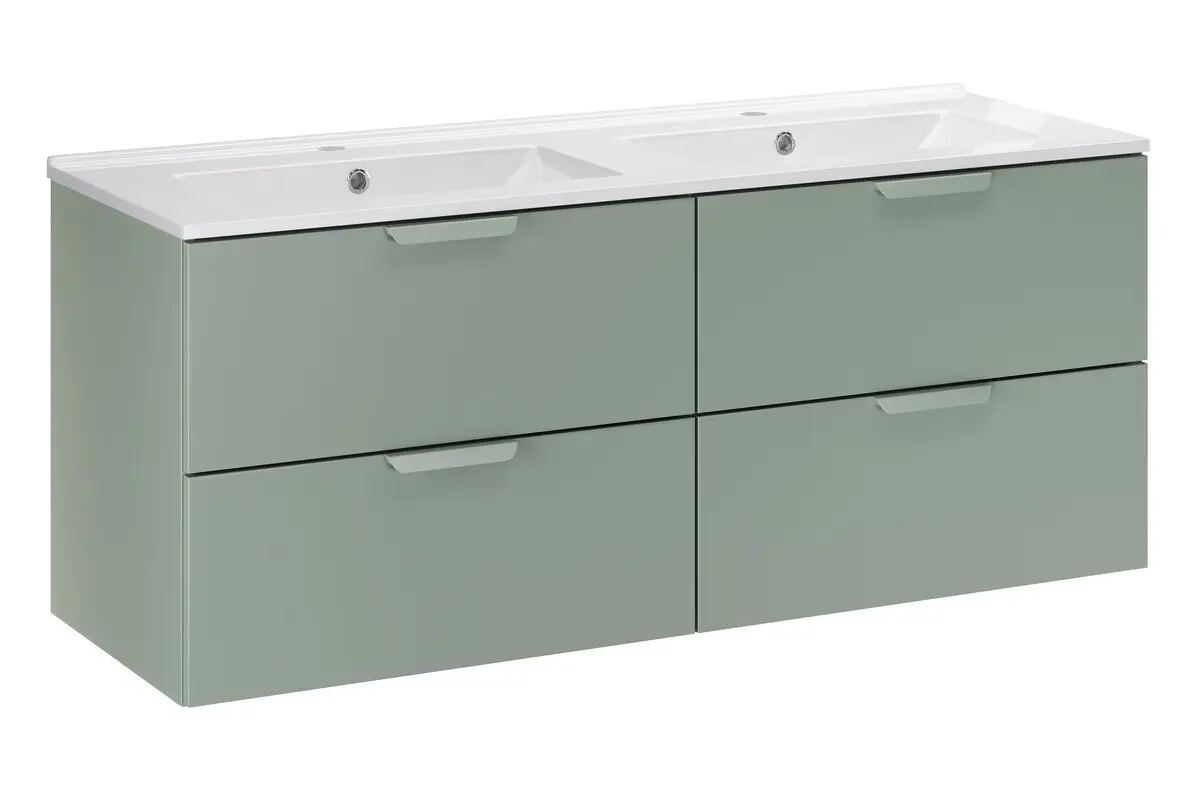 ArtCom Koupelnová skříňka s umyvadlem ASTER Green U120cm | 120 cm