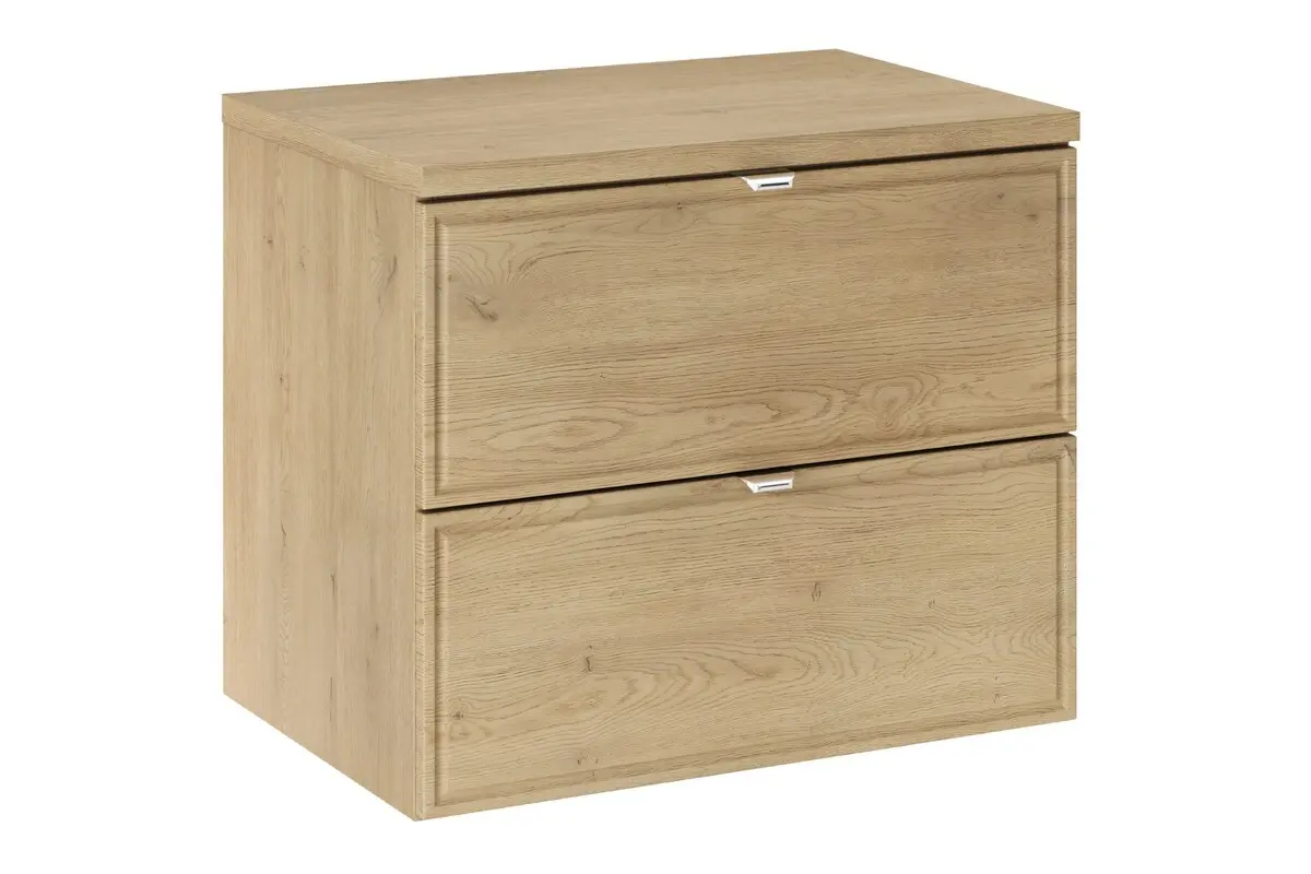 Comad Závěsná skříňka pod umyvadlo Terra s deskou 60 cm dub cremona