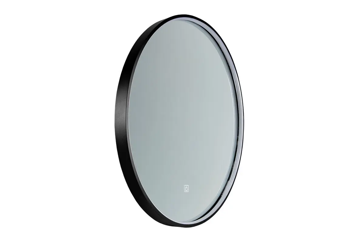 Comad Závěsné koupelnové LED zrcadlo SIRIUS 60 cm černé