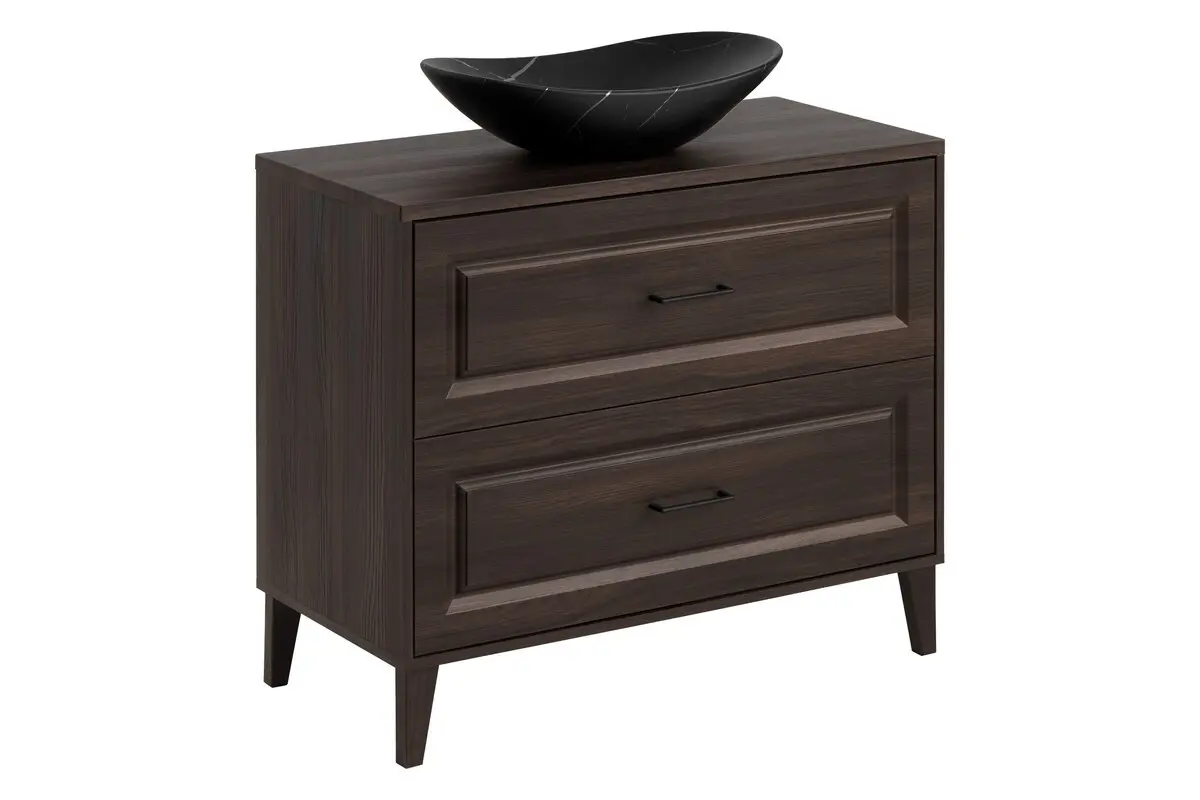 Comad Koupelnová skříňka Dorothy Lena s deskou a umyvadlem 100 cm dub ristretto