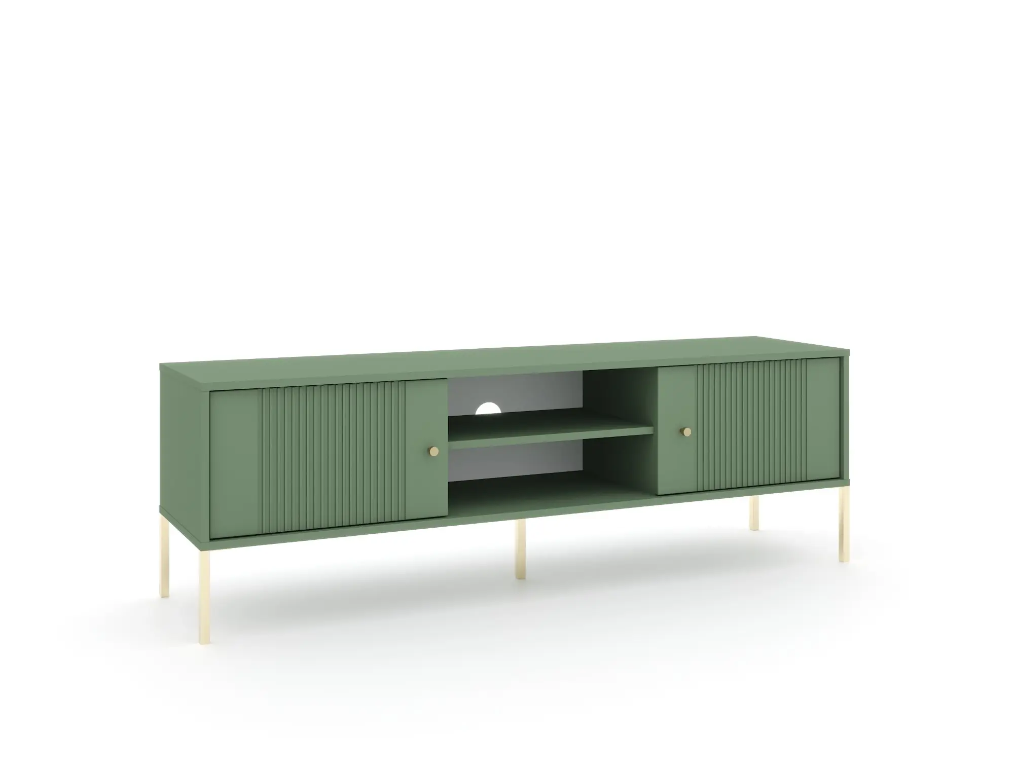 Vivaldi TV stolek Iseo II 154,5 cm zelený