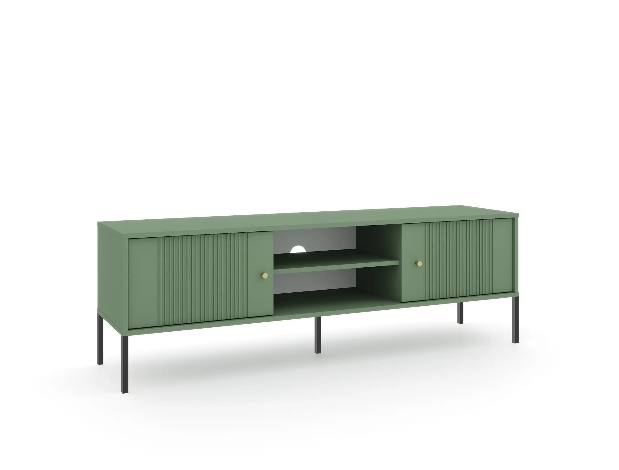 Vivaldi TV stolek Iseo I 154,5 cm zelený