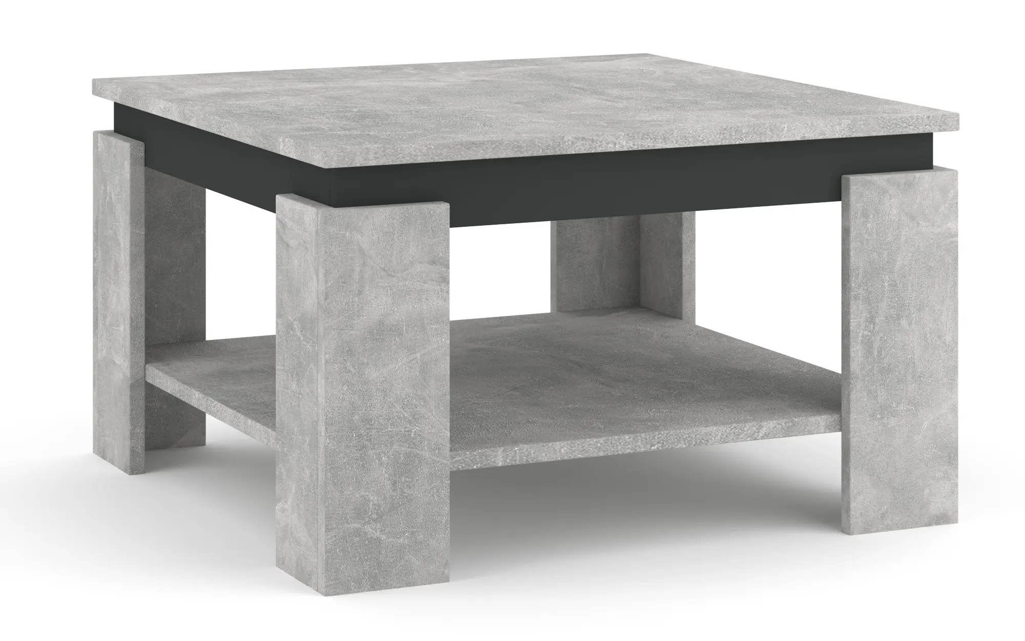Vivaldi Konferenční stolek Tinto 68 cm beton/antracit