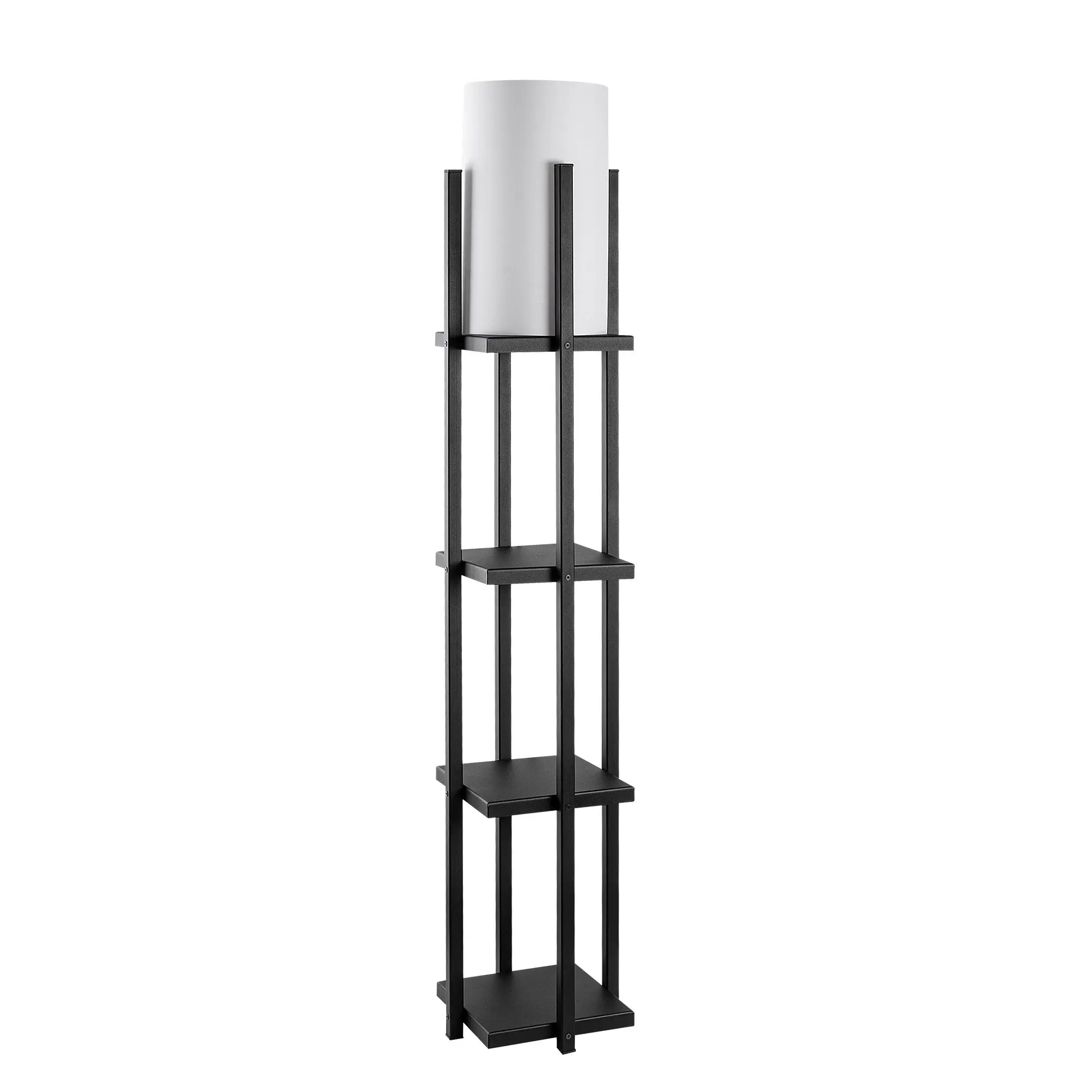 Opviq Stojací lampa Nora VI černá mat