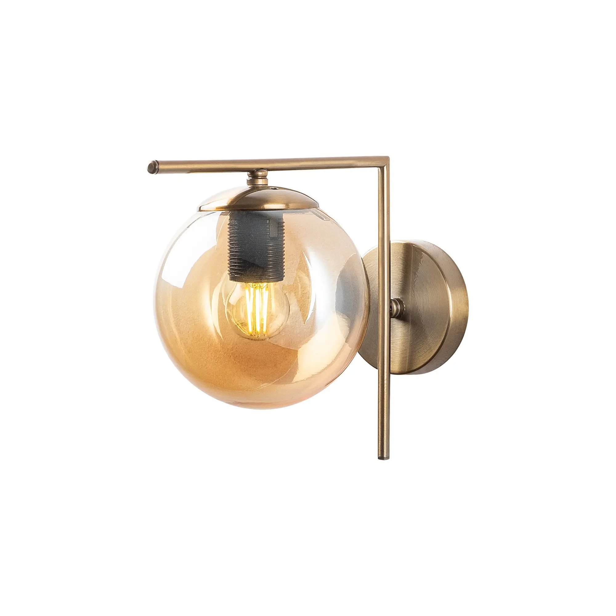 Opviq Nástěnná lampa Antique I zlatá