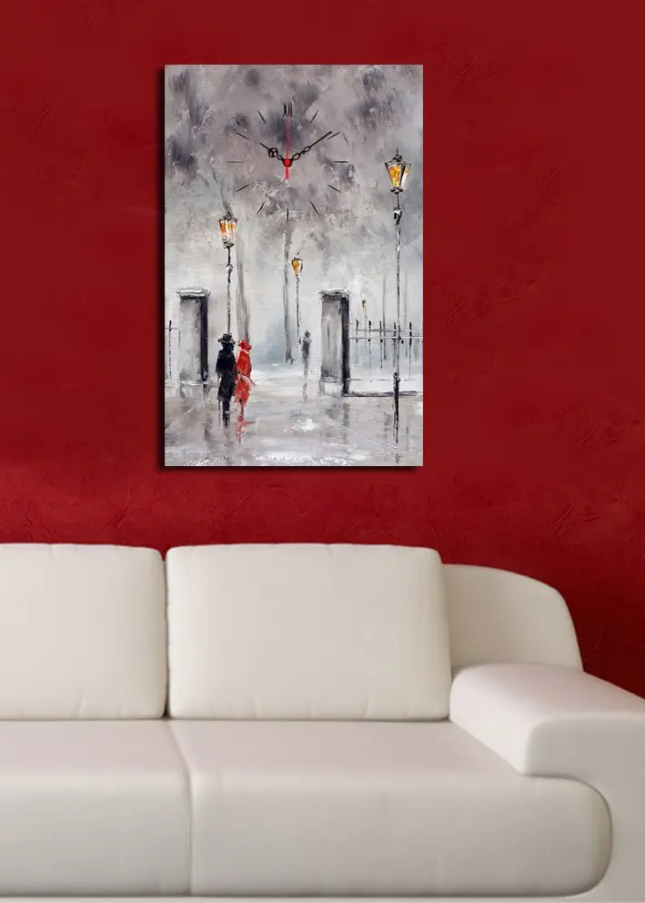 Nástěnné hodiny Abstract YYCS-1, 45 x 70 cm