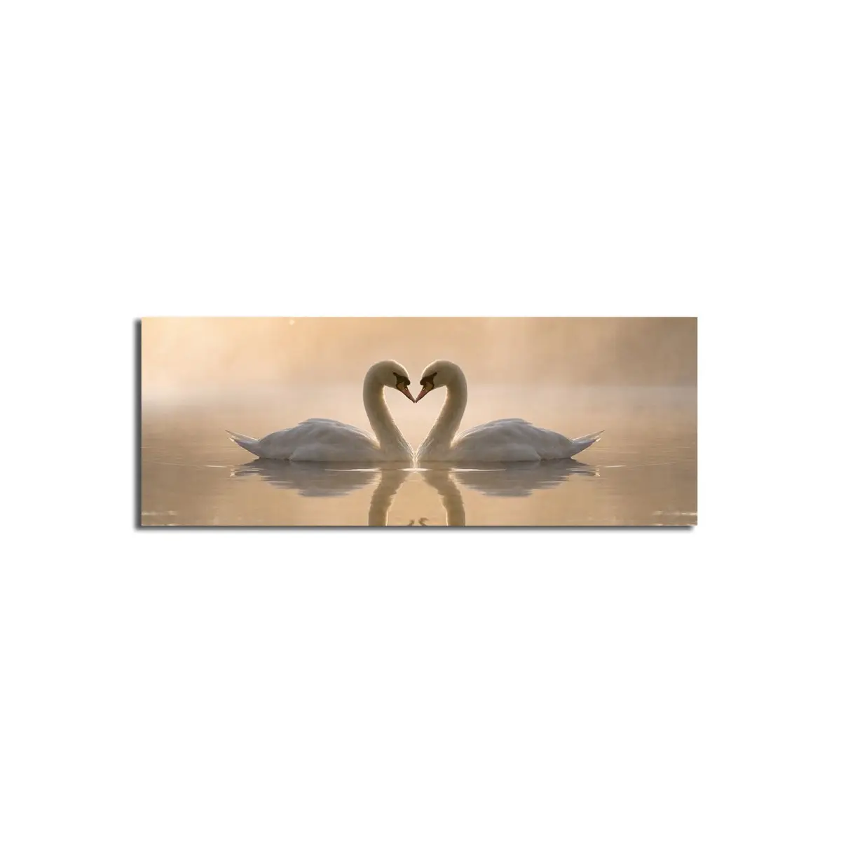 Wallity Obraz SWANS 30x90 cm béžový