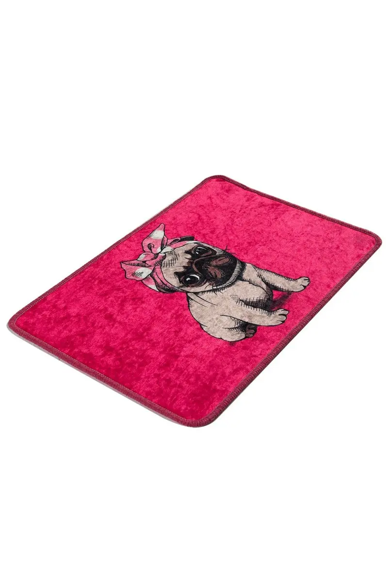 L'essentiel Koupelnová předložka Pug DJT 40x60 růžová