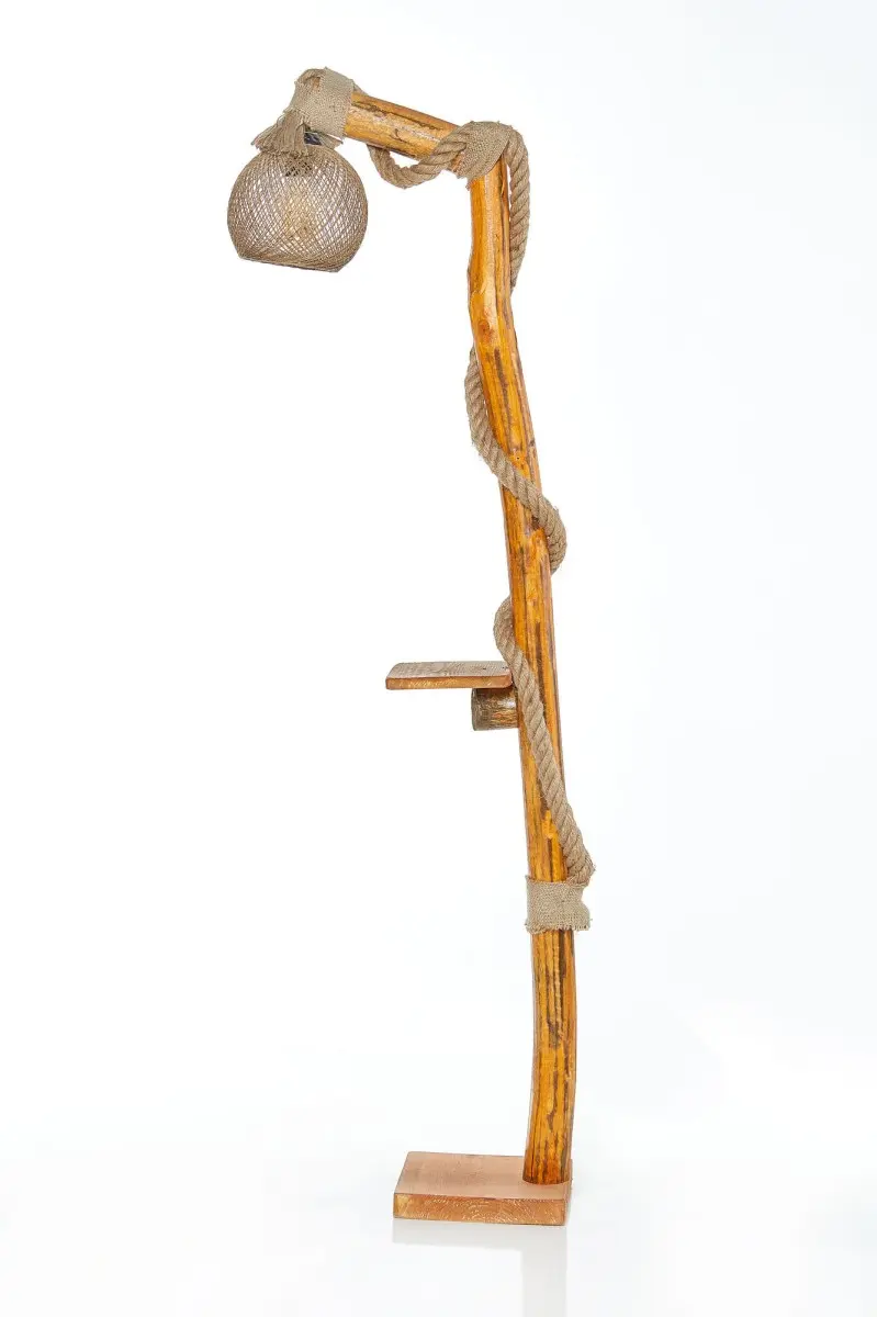 Opviq Stojací lampa Arbor I 140 cm hnědá