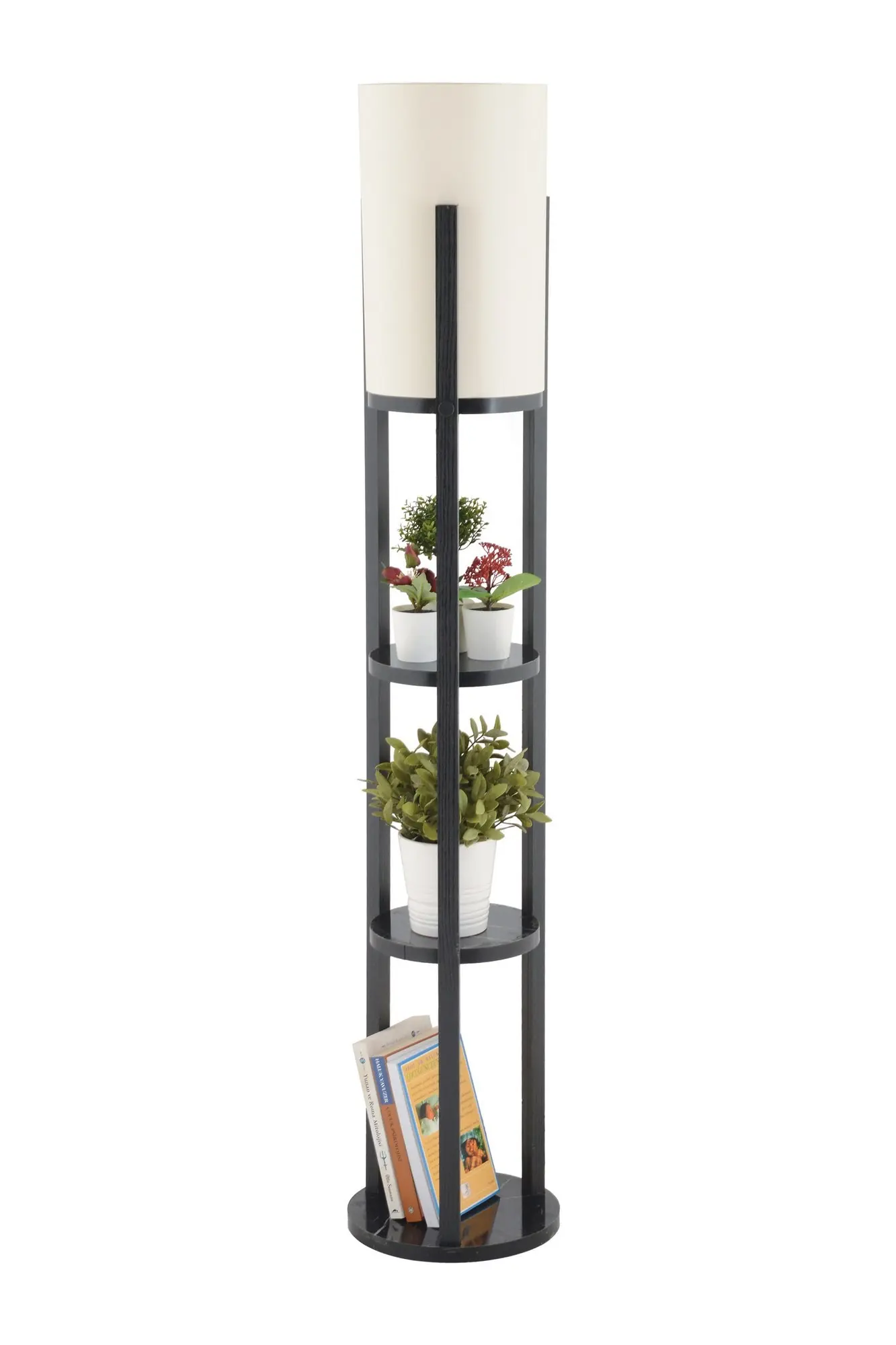 Opviq Stojací lampa Nora II černá