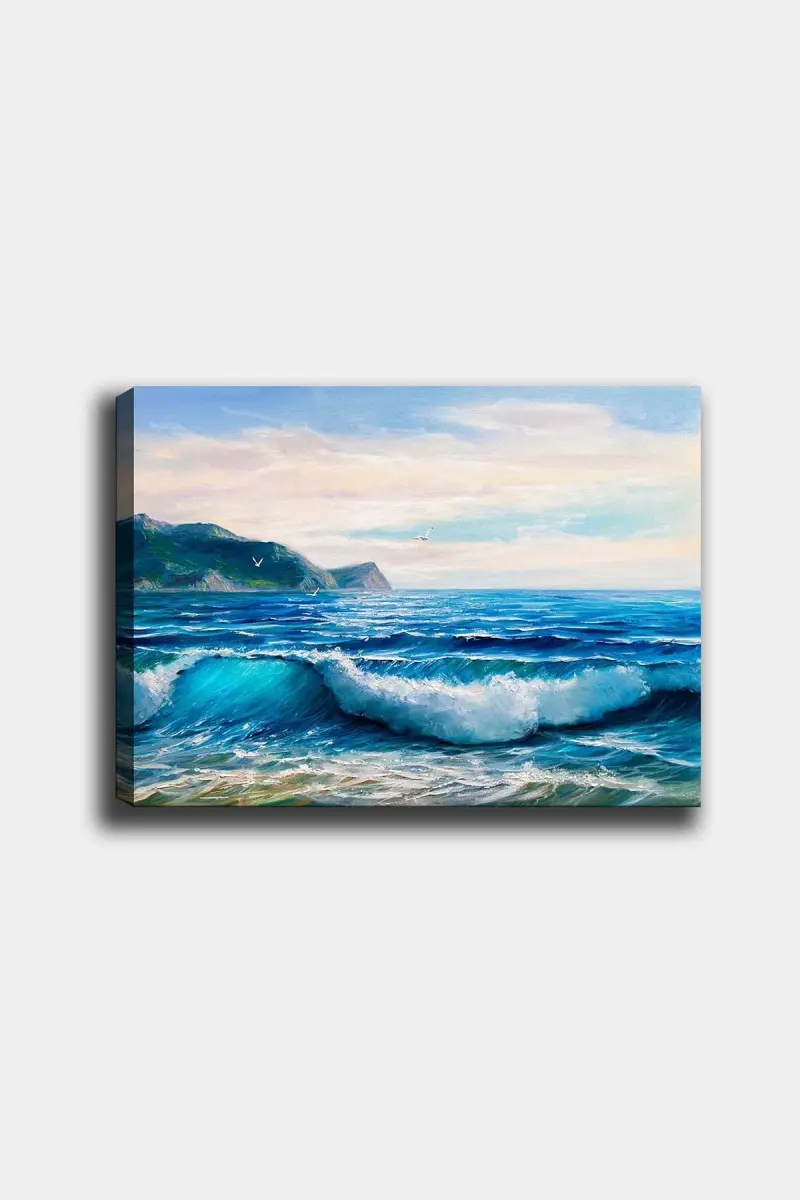 Wallity Obraz Jura 50x70 cm modrý
