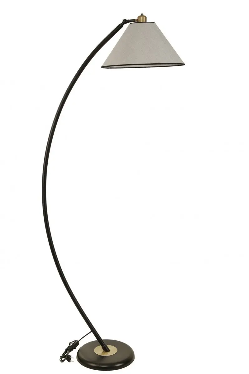 Opviq Stojací lampa Hilal 170 cm světle šedá