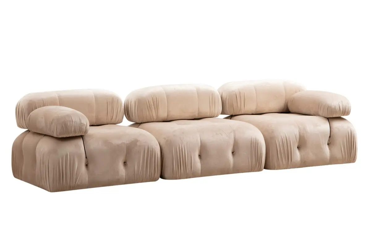 Trojmístná pohovka Bubble 3 Seater ( L1-O1-1R) - Velvet