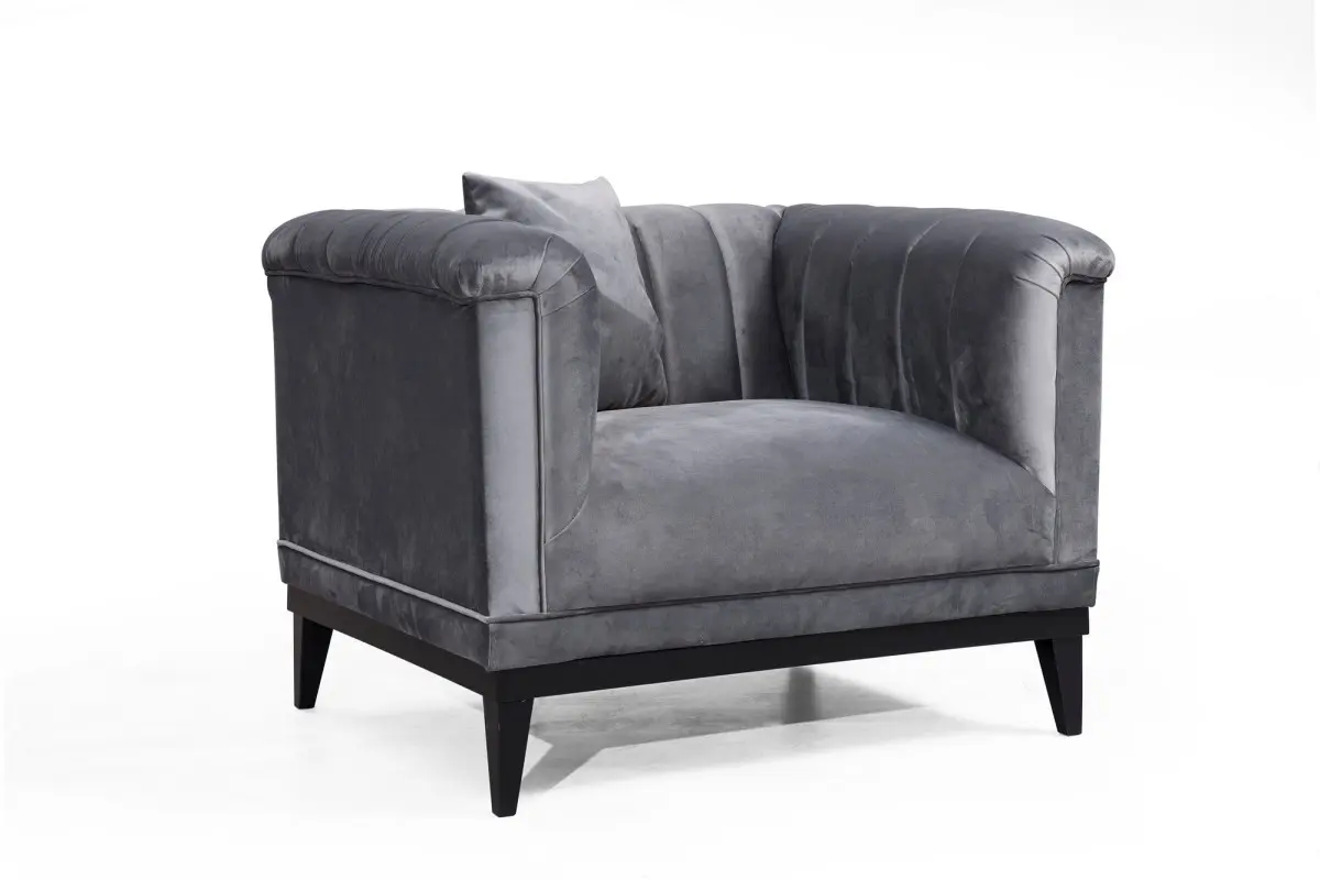 Křeslo ušák Trendy - Dark Grey