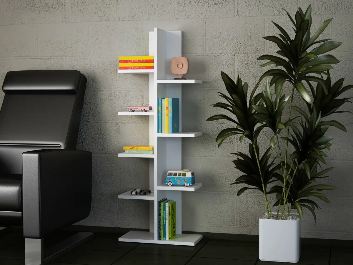 Knihovna Tree - White