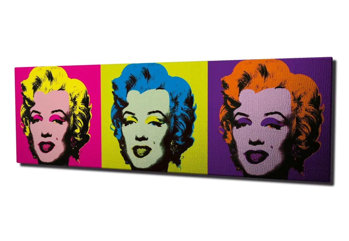 ASIR Obraz na plátně MARILYN MONROE 80 x 30 cm