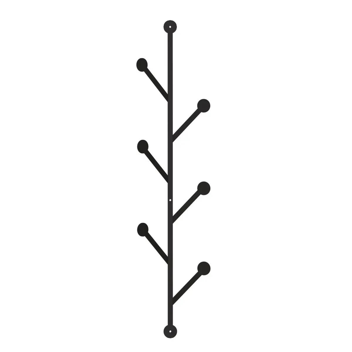 Kalune Design Kovový věšák PONPON 22 cm černý