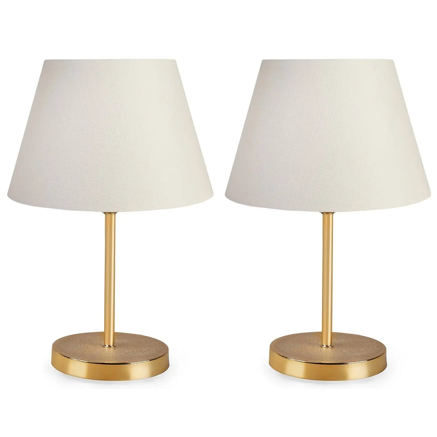 Opviq Sada 2 stolních lamp Deno I krémová