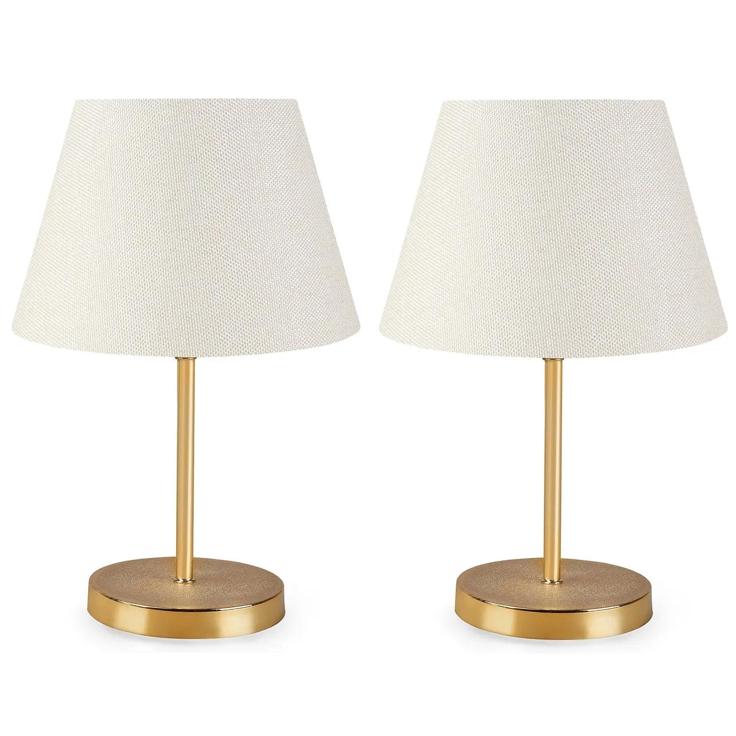Opviq Sada 2 stolních lamp Deno II krémová