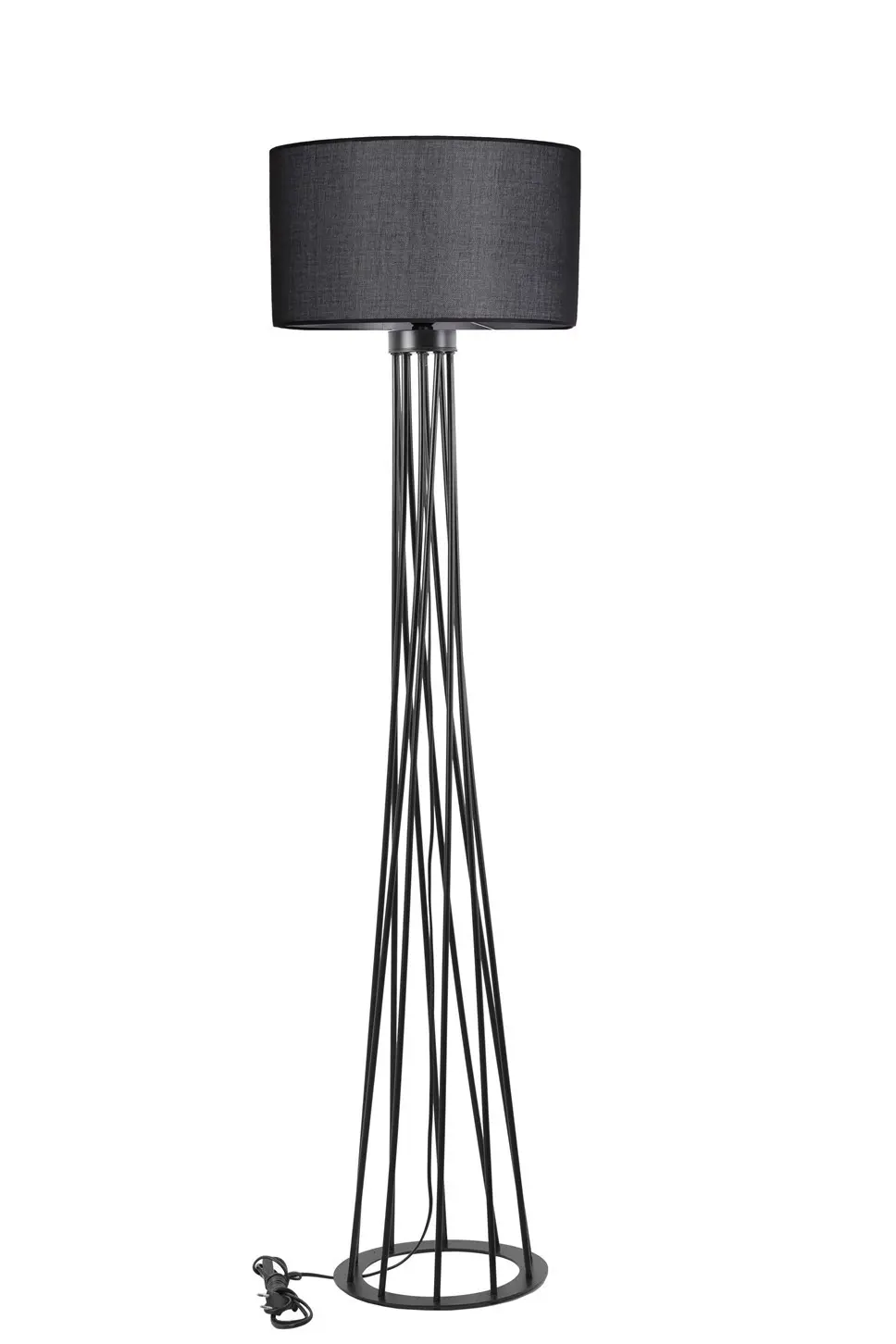 Opviq Stojací lampa Havin černá