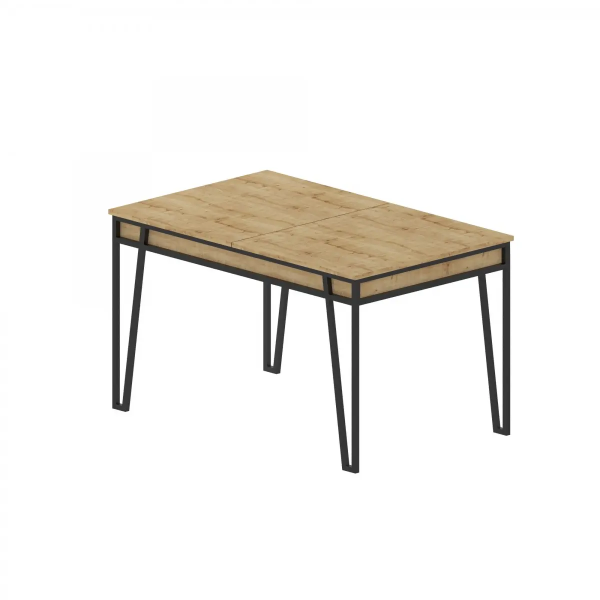 Hanah Home Jídelní rozkládací stůl Pal 132/170 cm dub přírodní