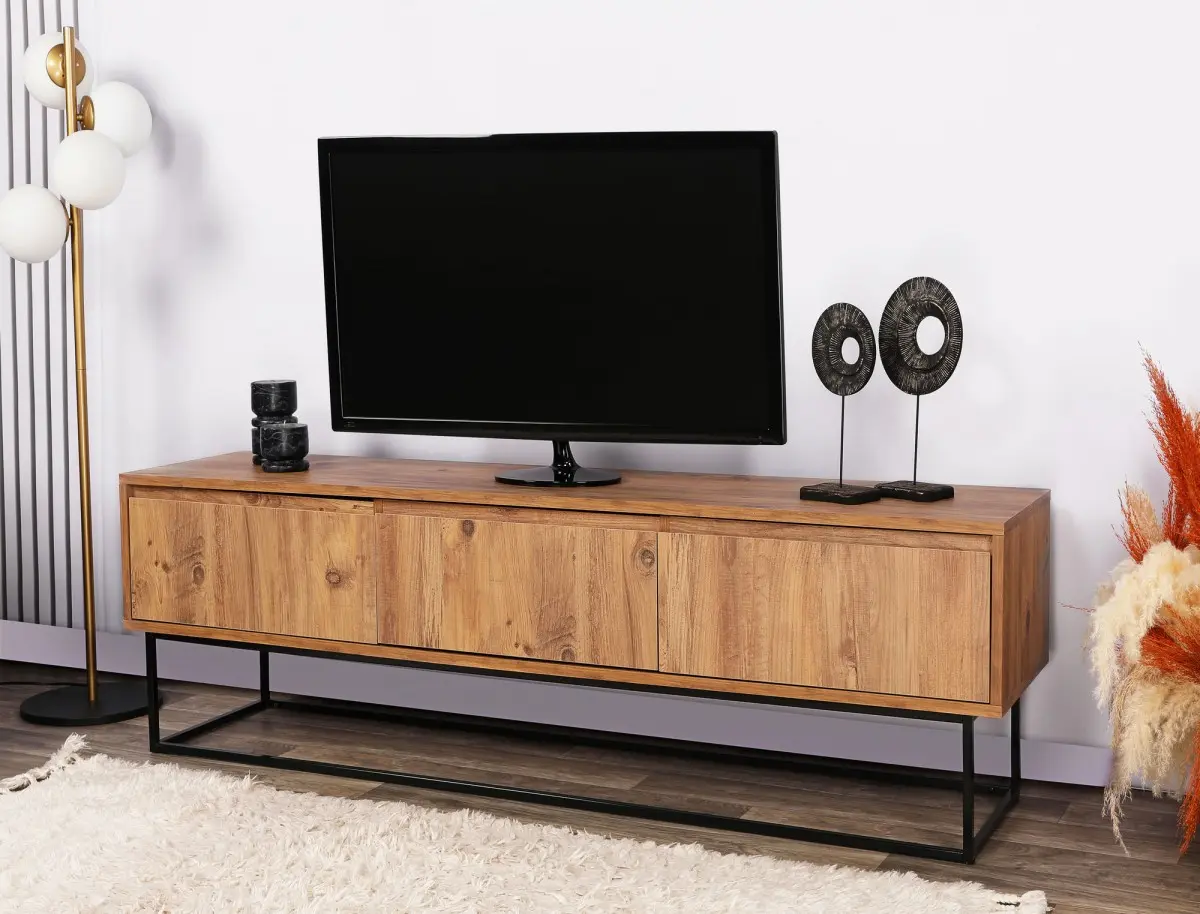 Hanah Home TV stolek Lupin 140 cm ořech