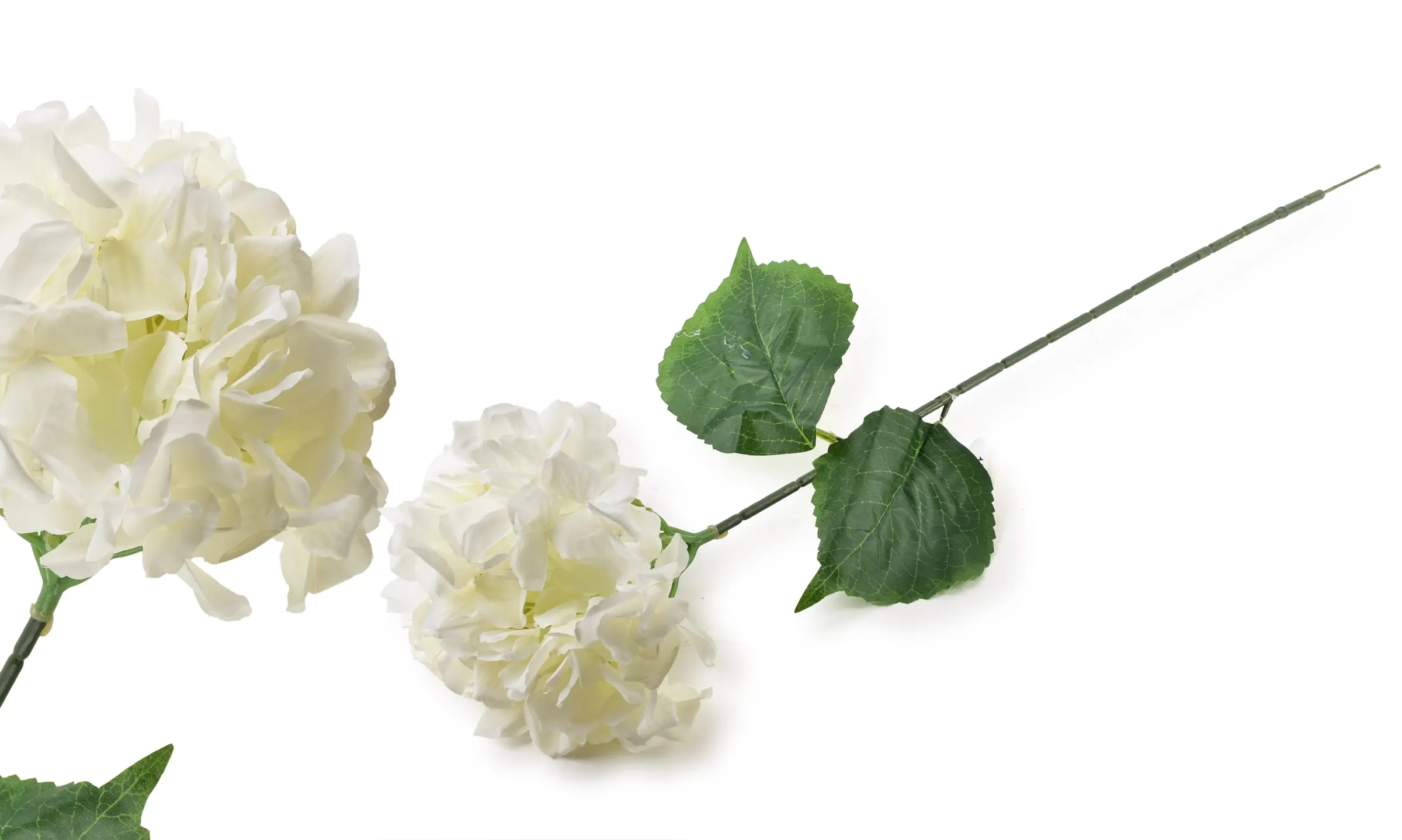 Mondex Umělá květina VIRIDIS HORTENSIA 73 cm bílá