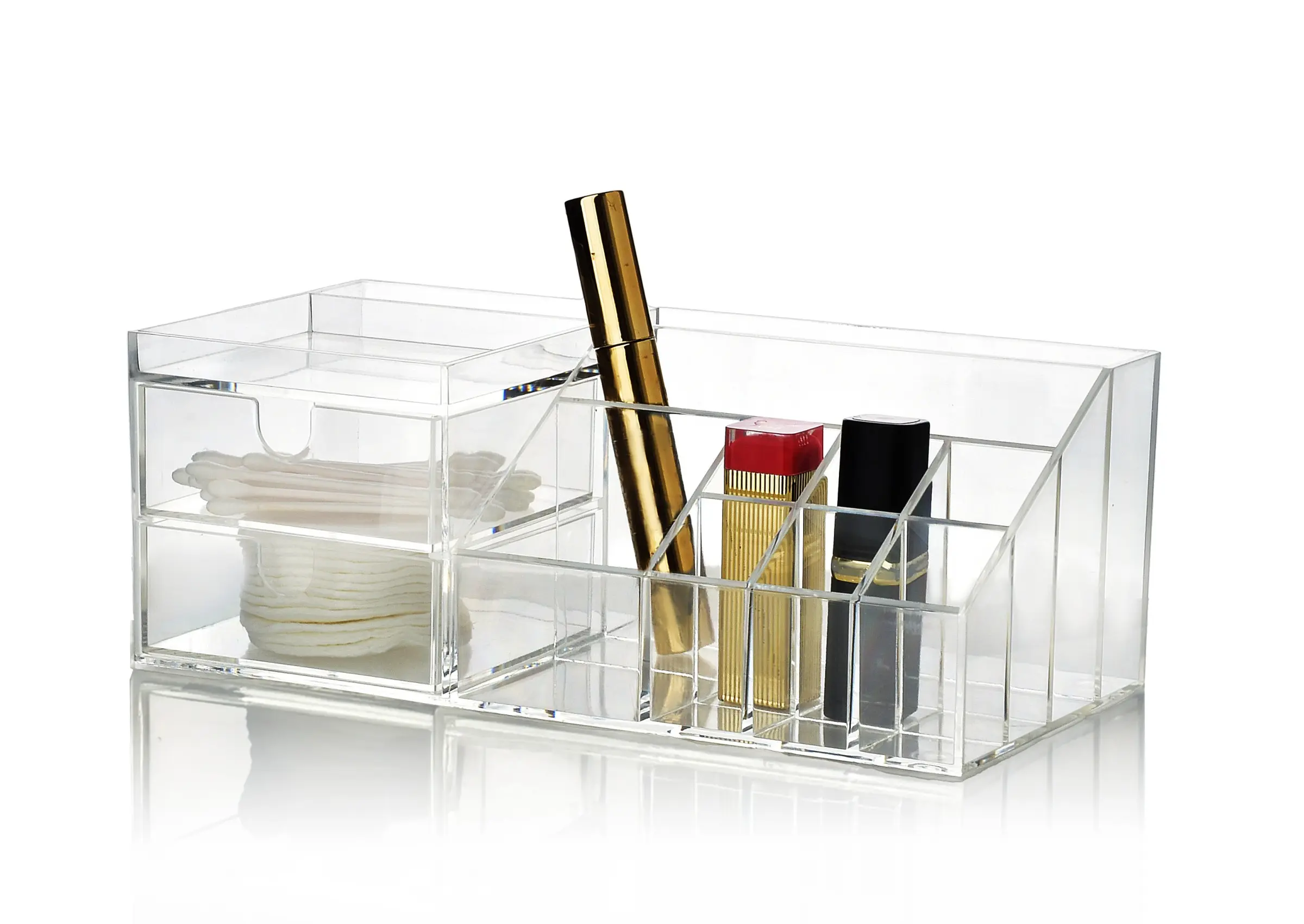 Bathlab Kosmetický organizér BEA 24x9x12 cm čirý