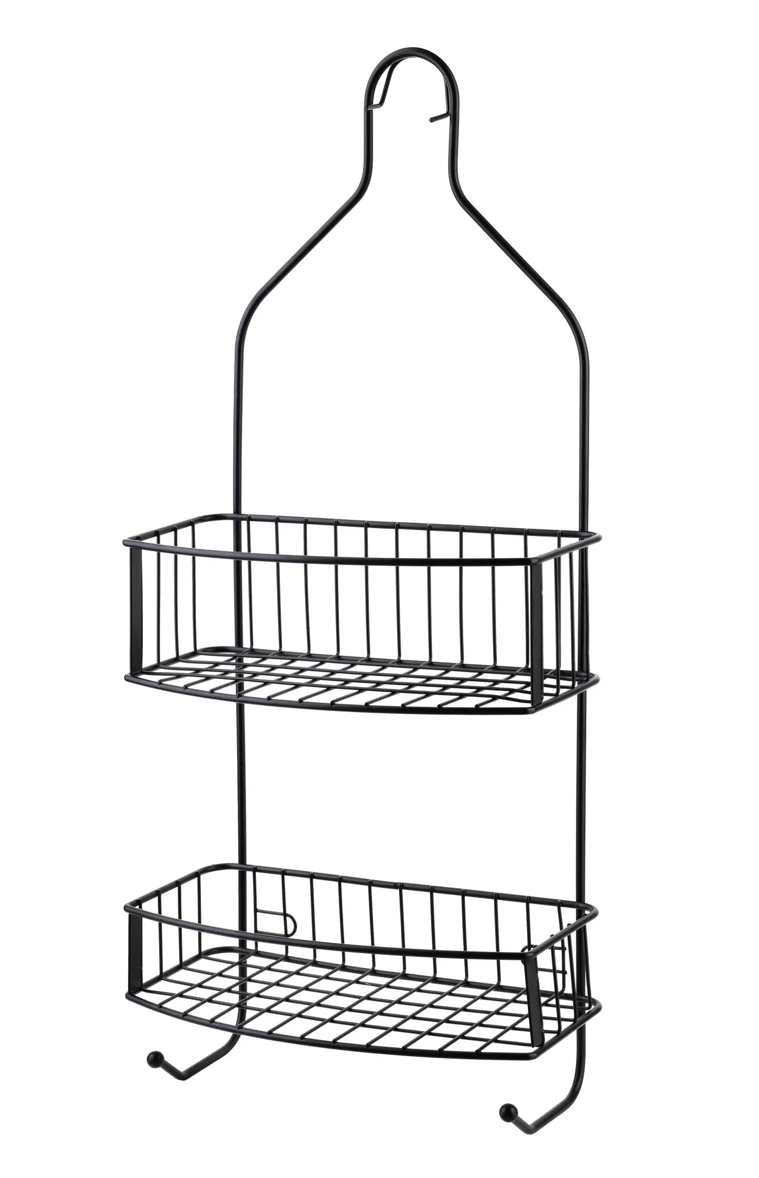 Bathlab Koupelnová polička CARL BLACK 15x56 cm černá
