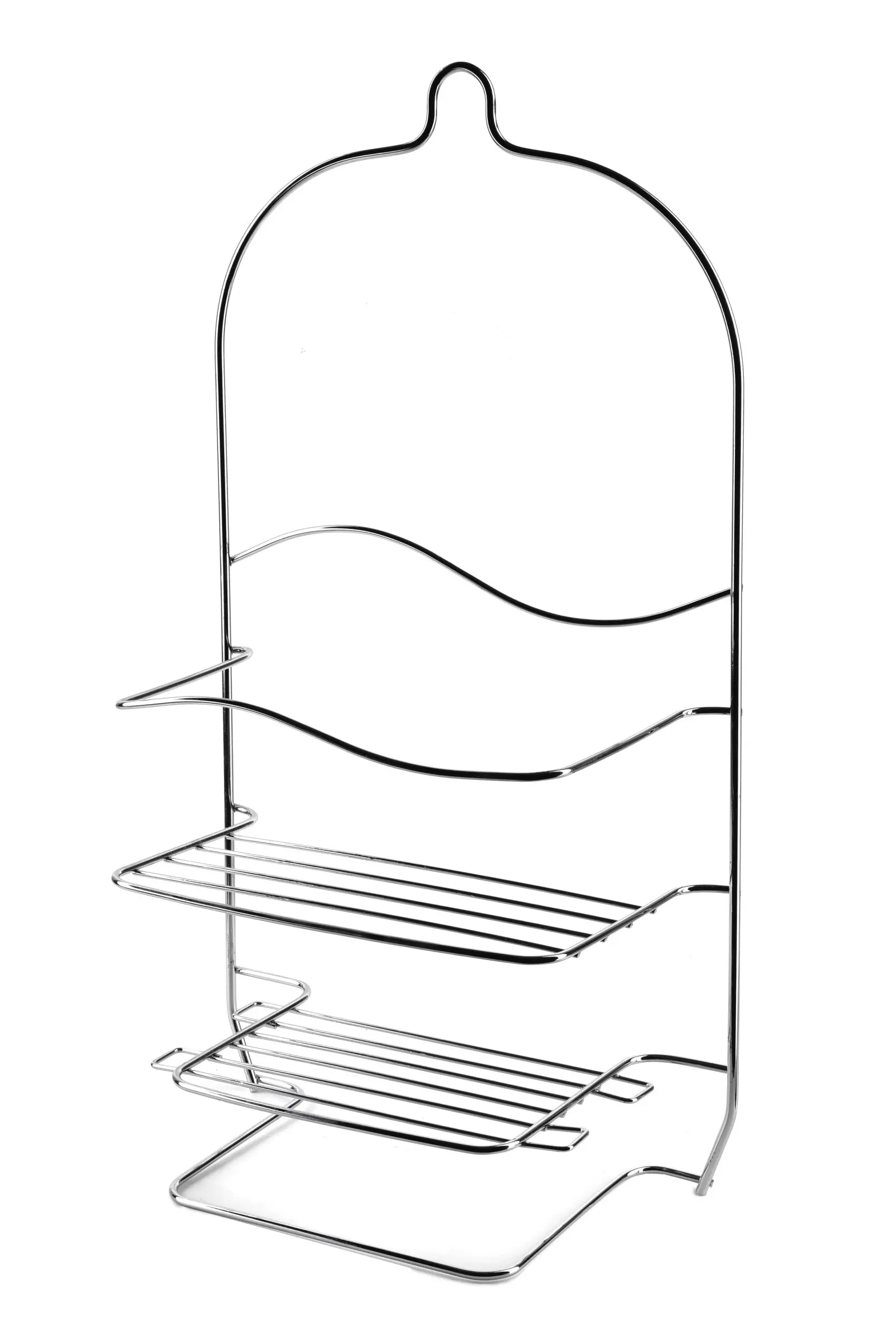 Bathlab Koupelnová polička CARL SILVER 21,5x40,5 cm stříbrná