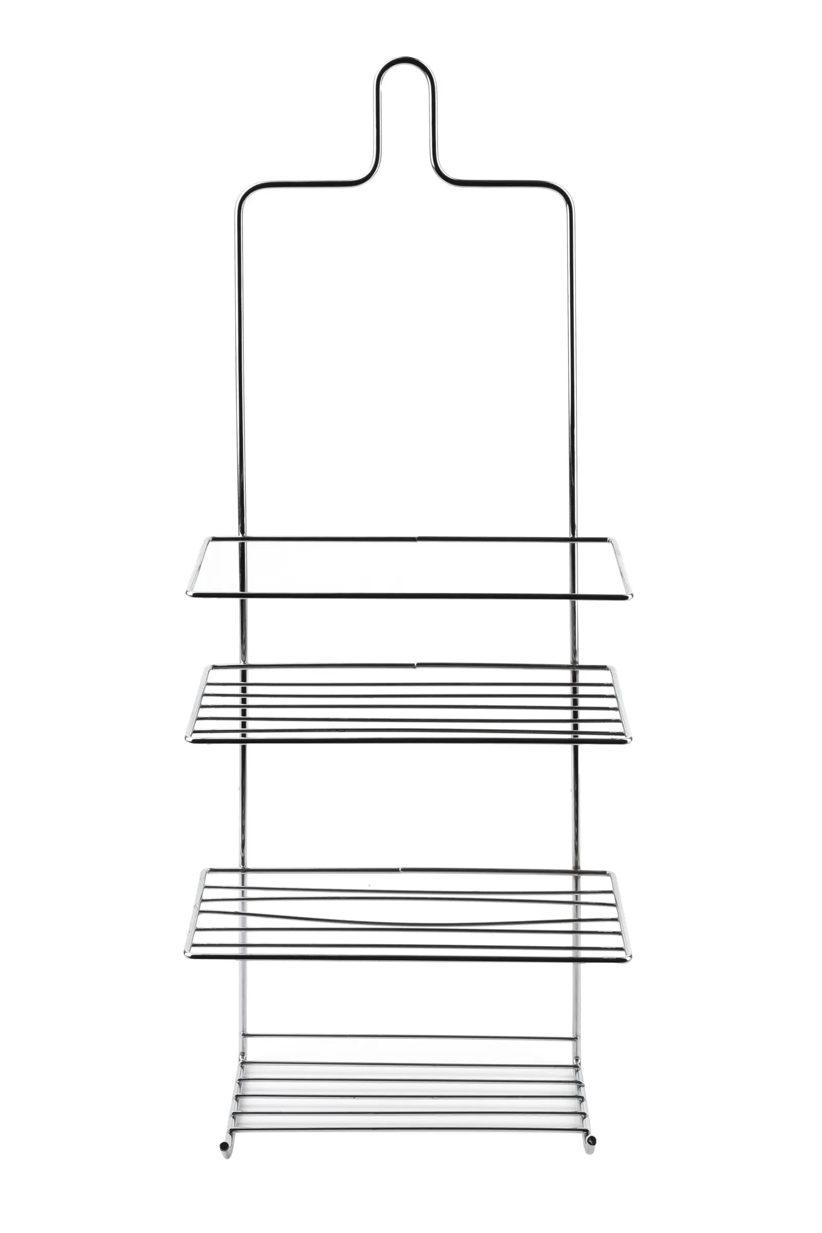 Bathlab Koupelnová polička CARL SILVER 18,5x47,5 cm stříbrná