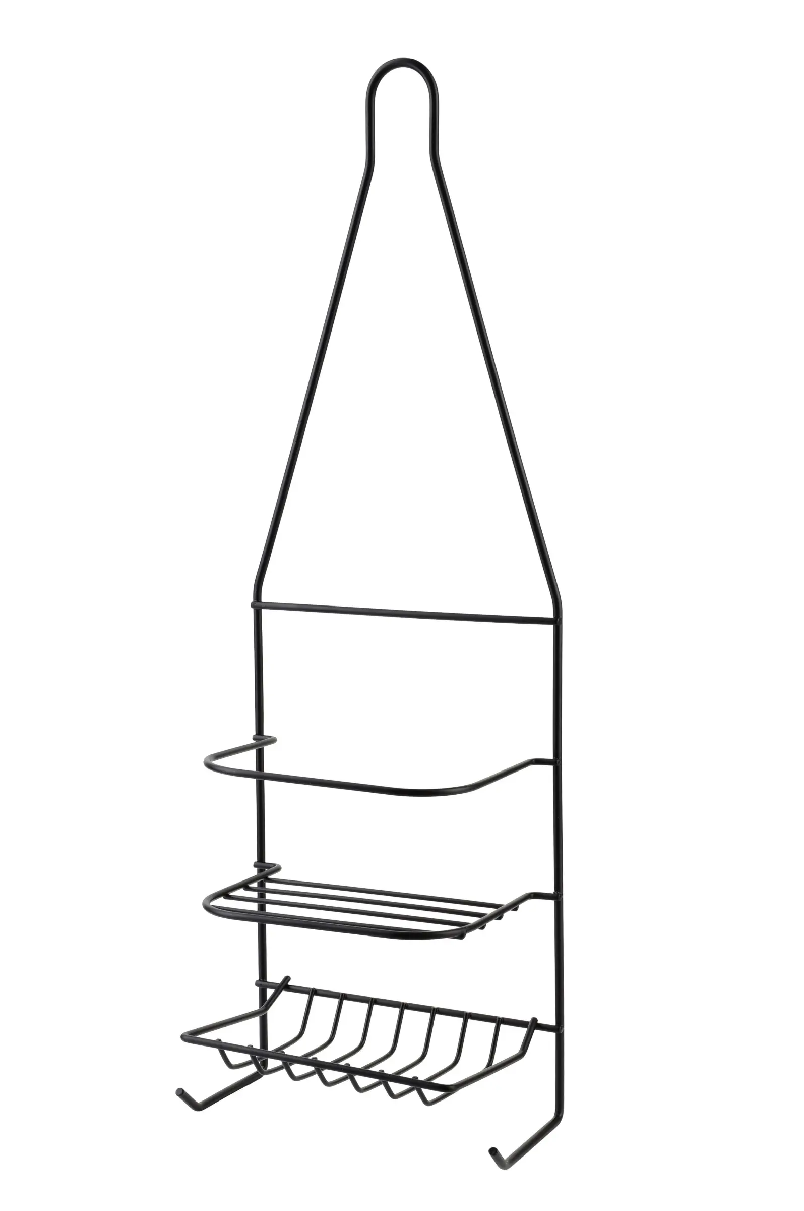 Bathlab Koupelnová polička CARL BLACK 15x46 cm černá