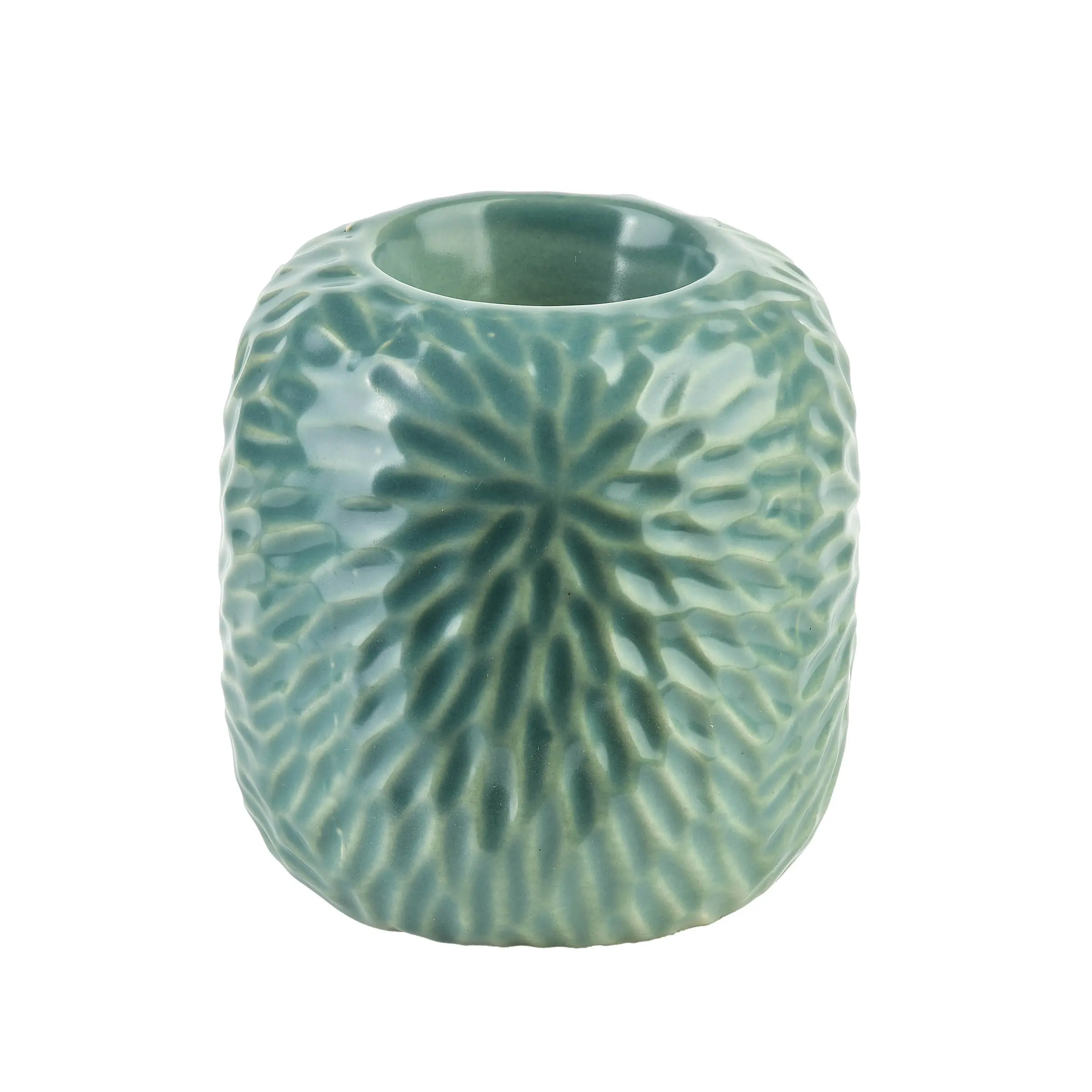 Mondex Keramický svícen Yarine 10,5 cm zelený