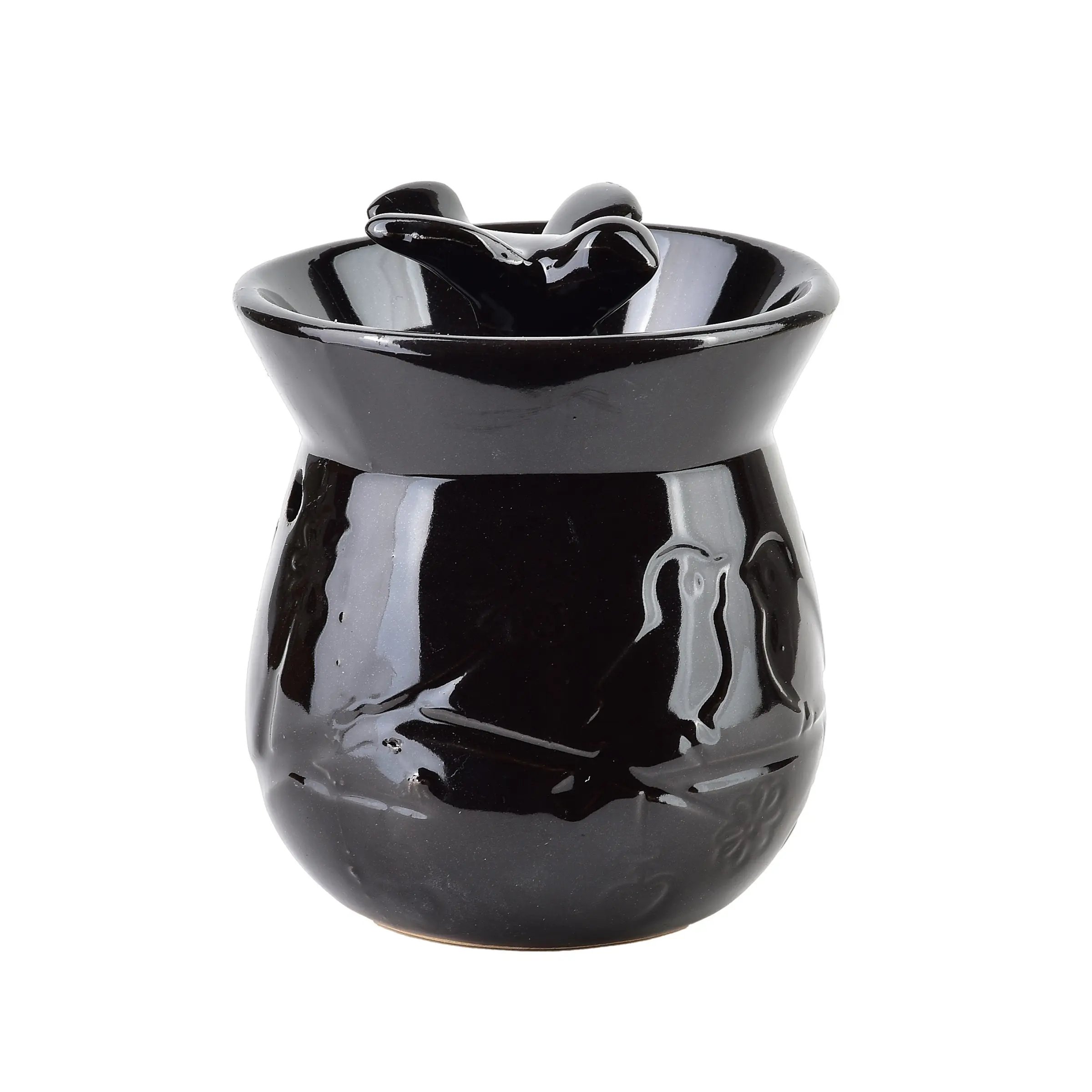 Mondex Keramická aroma lampa LOSKI 9 cm černá