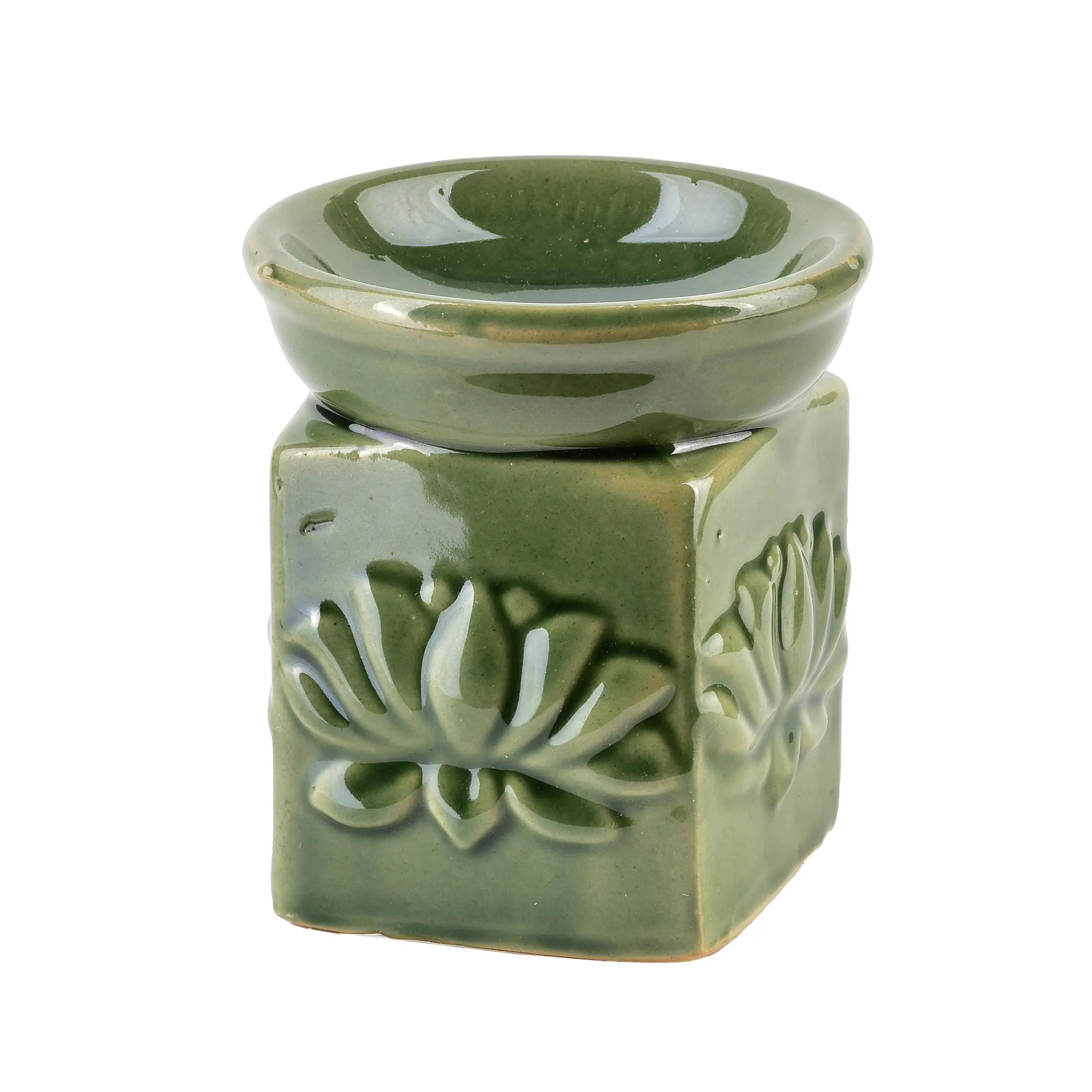 Mondex Keramická aroma lampa LOLOA I. 7,5 cm zelená