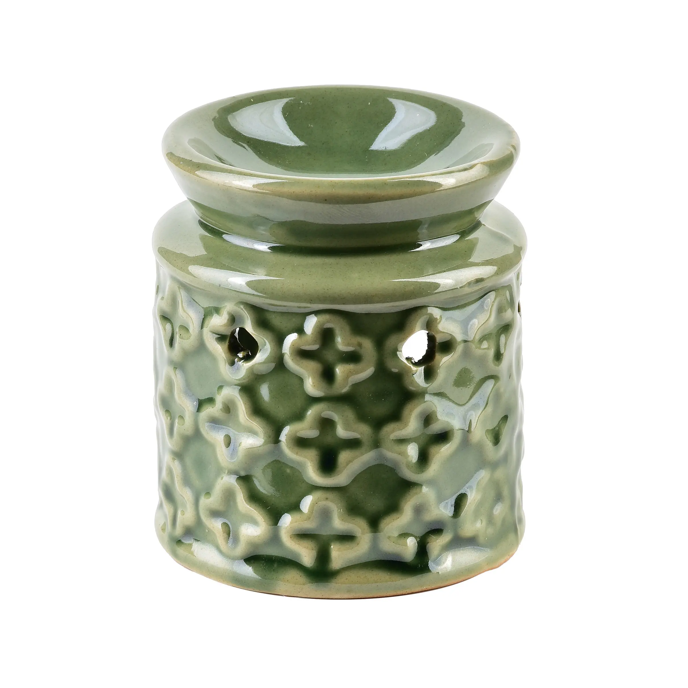 Mondex Keramická aroma lampa LOLO 7,5 cm zelená