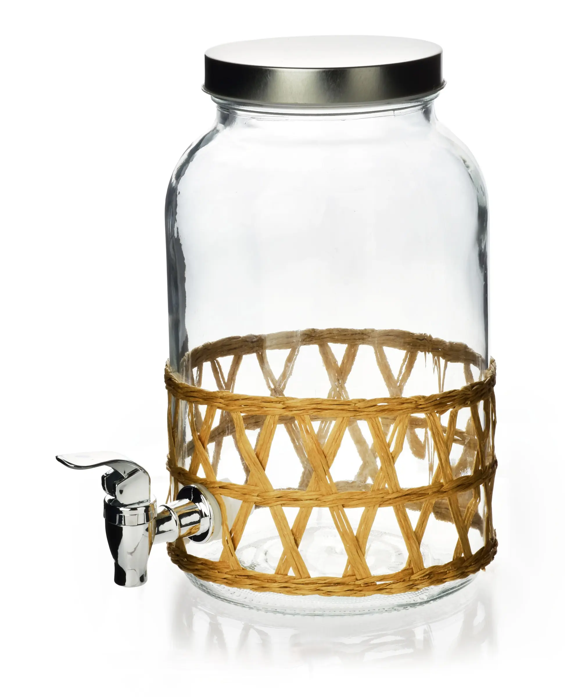 Mondex Skleněná nádoba na nápoje s kohoutkem MODERN KITCHEN 3,5 l čirá