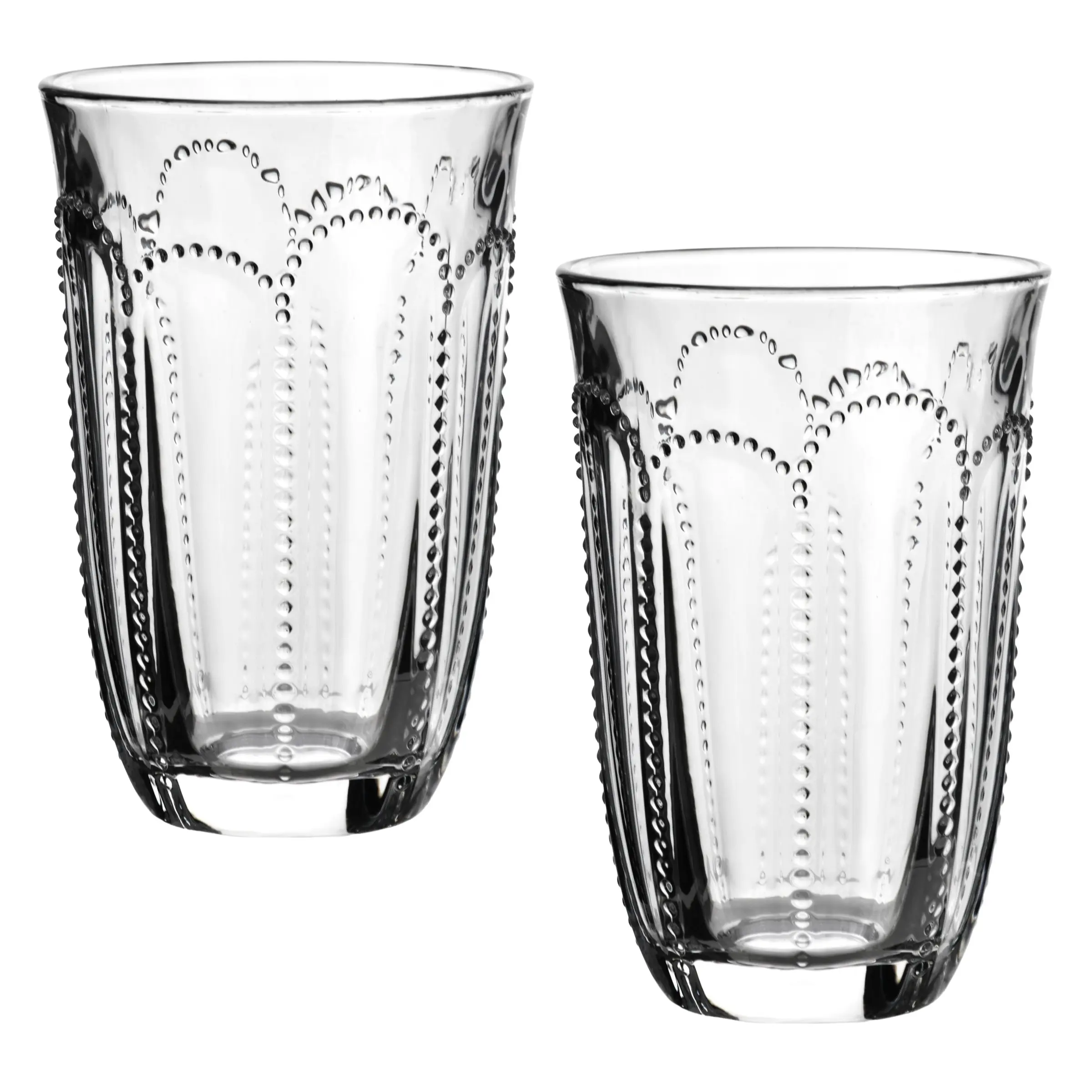 Allesken Sada 4 ks sklenic DAPHNE 450 ml čirá