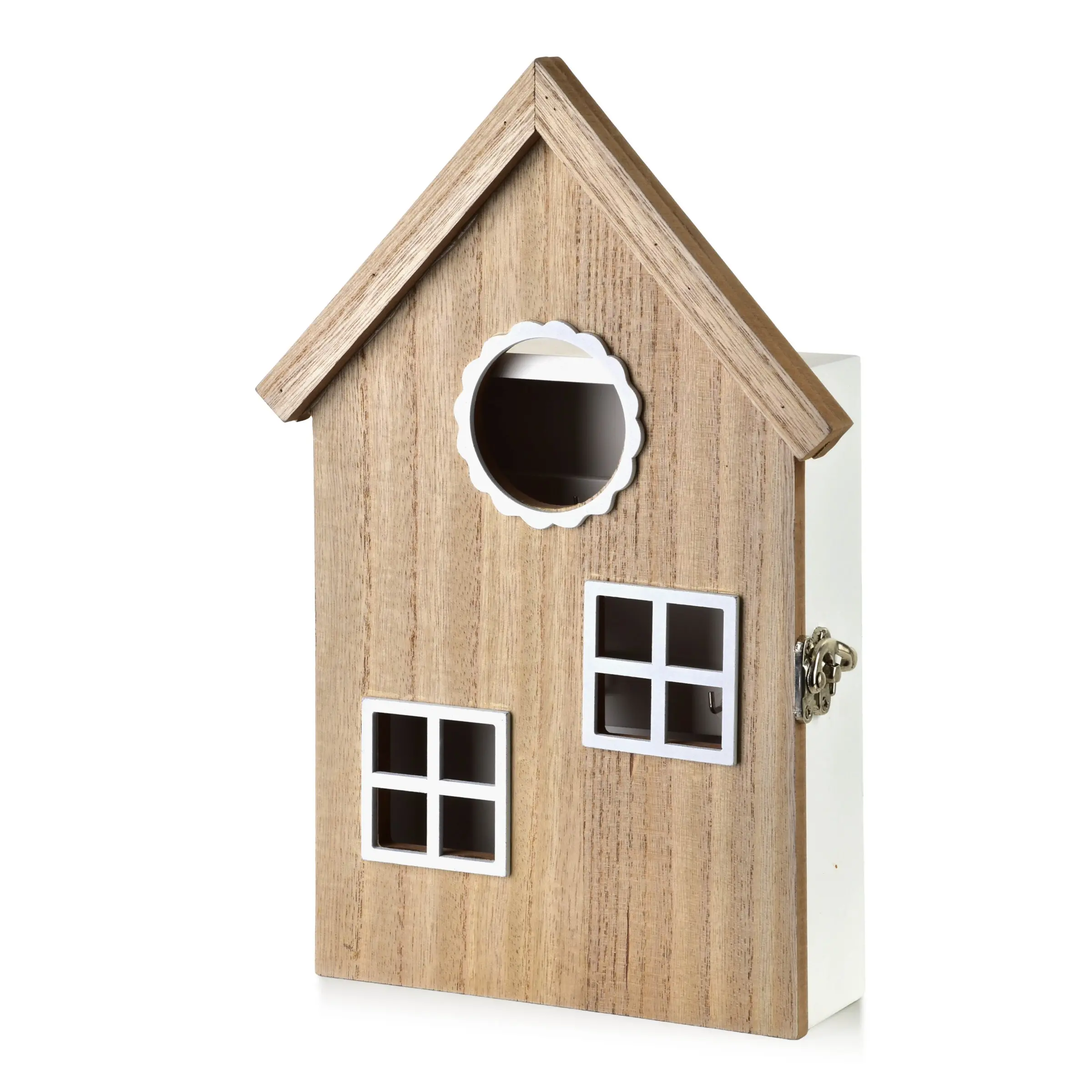 Mondex Dřevěná skříňka na klíče STACY Cottage 20x6x29,5 cm hnědá