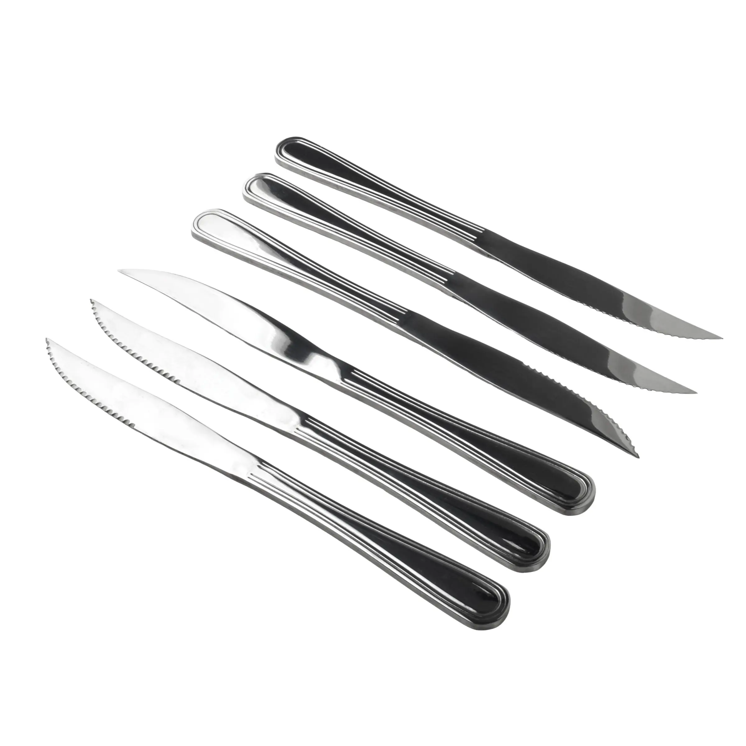 Allesken Sada 6 ks steakových nožů Daisy 22,8 cm stříbrná