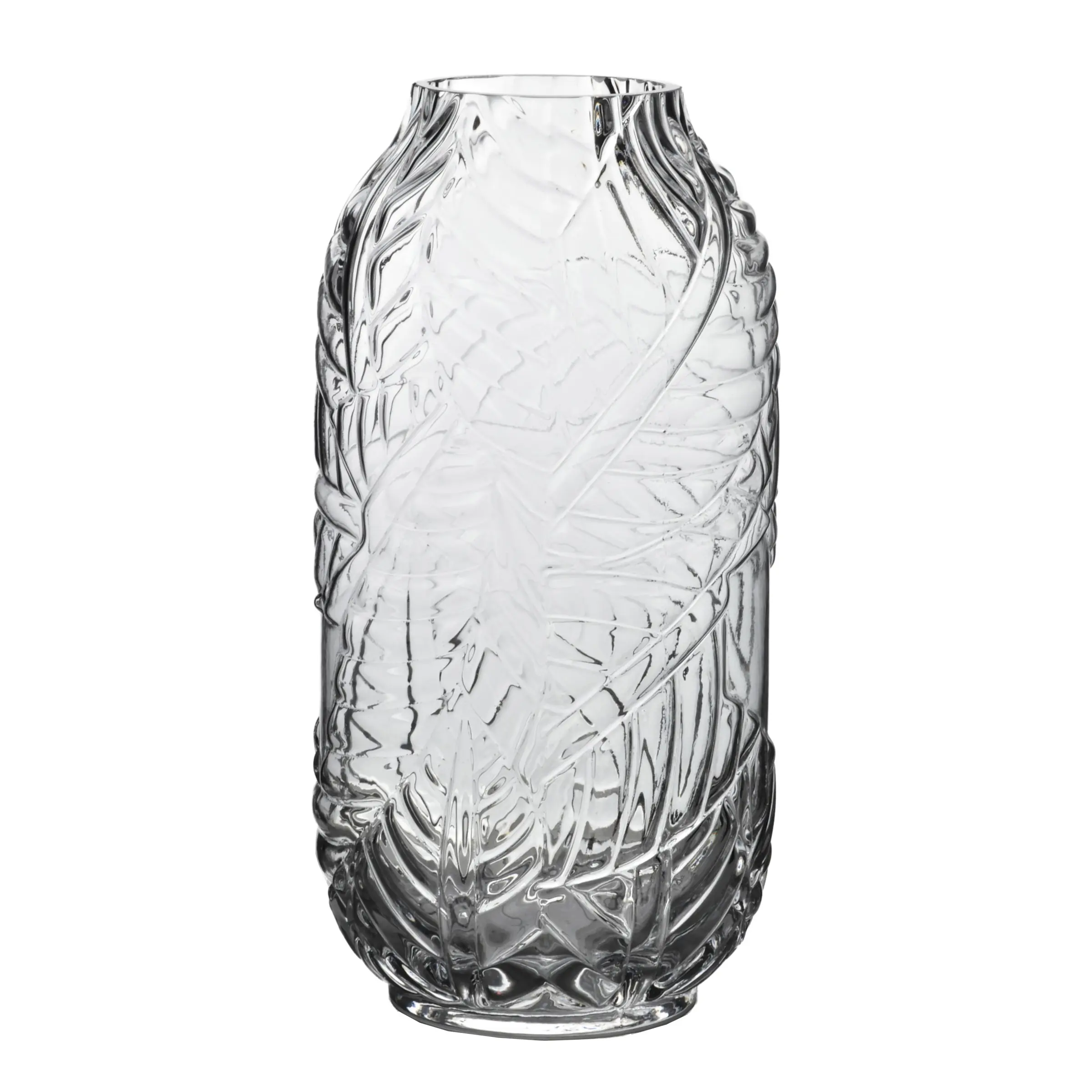 Mondex Váza Serenite 14x8x29,5 cm čirá