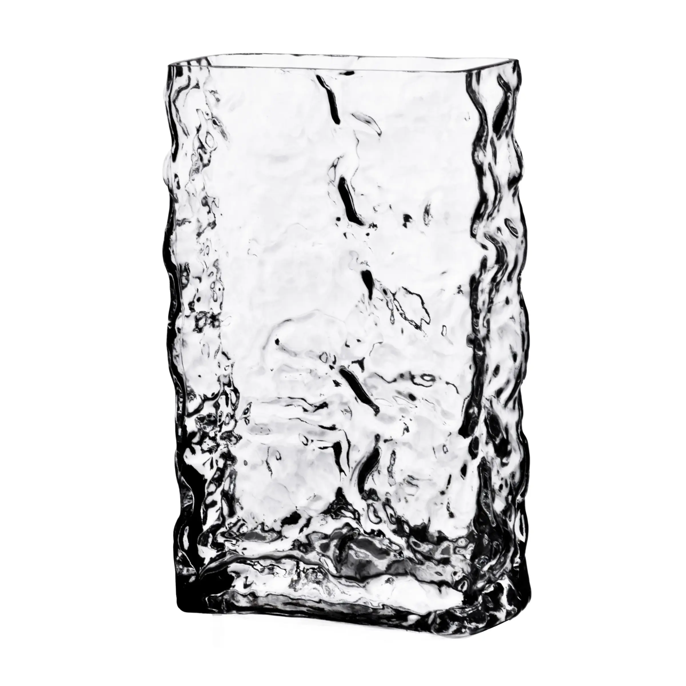Mondex Váza Serenite 14,5x7x24 cm čirá