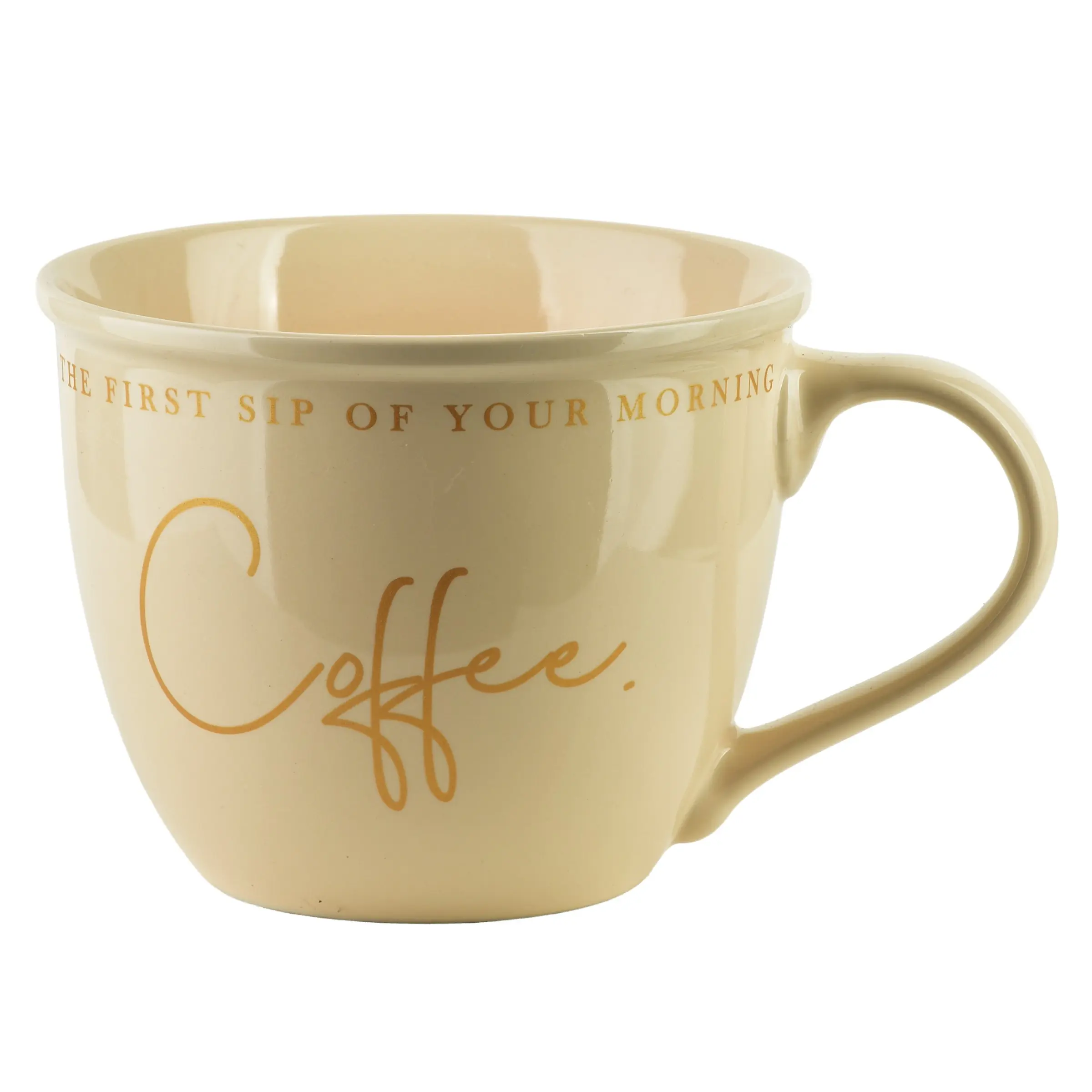 Mondex Porcelánový hrnek HENDIA 500 ml krémový