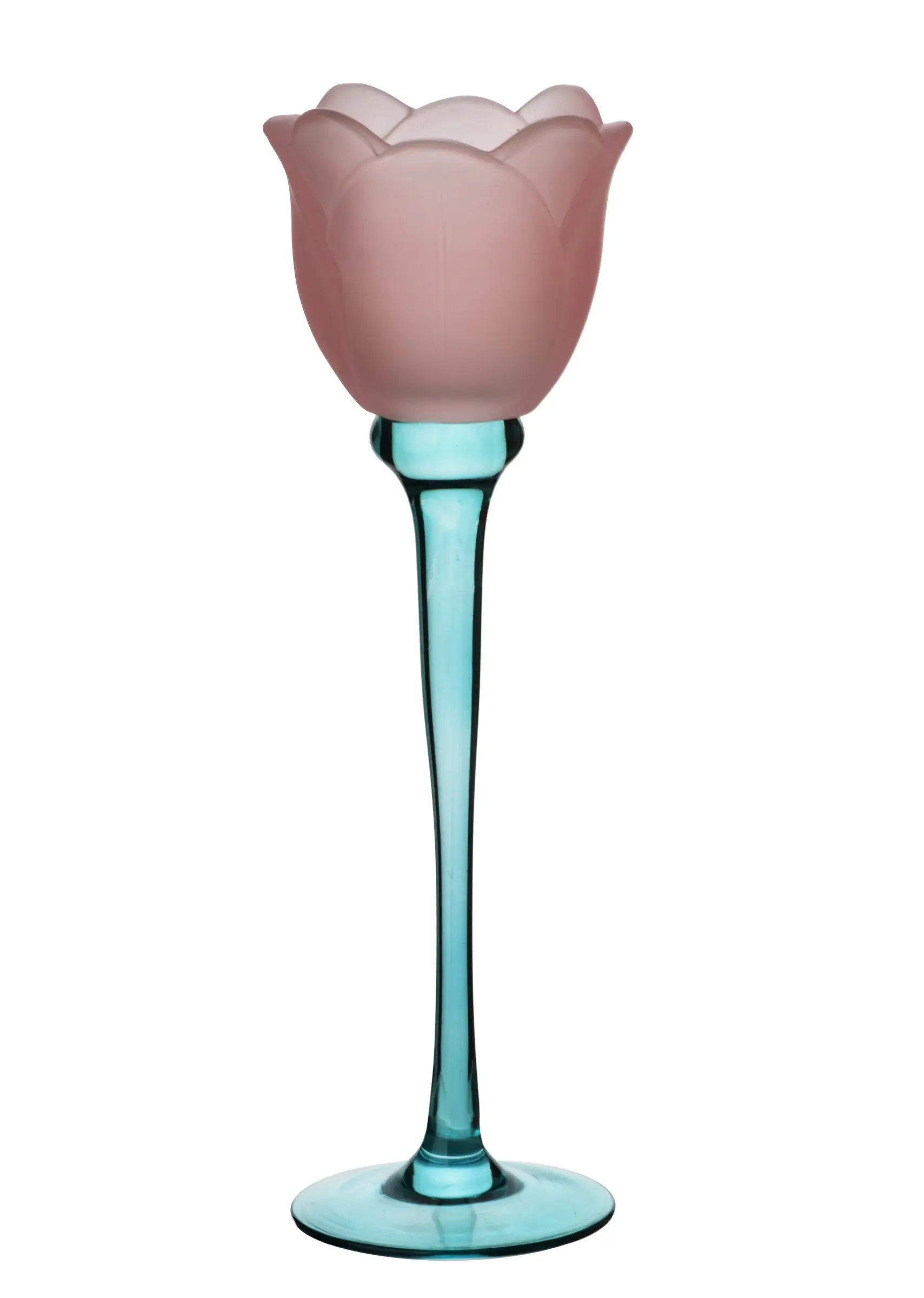 Mondex Svícen Julietta 27 cm modrý/růžový